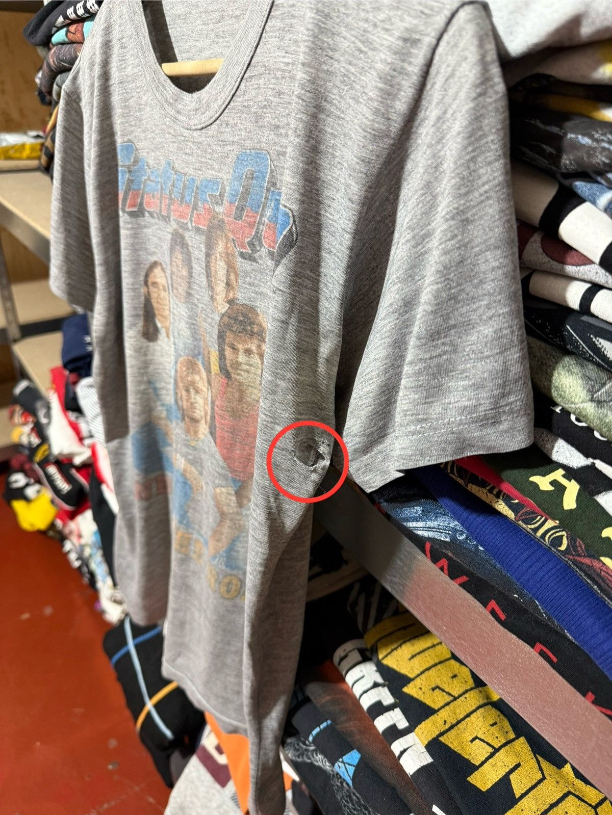 Band Tees × Vintage Vintage Status Quo End Of The Road Tour 1984 T-Shirt Y2K Size US L / EU 52-54 / 3 - 8 Thumbnail