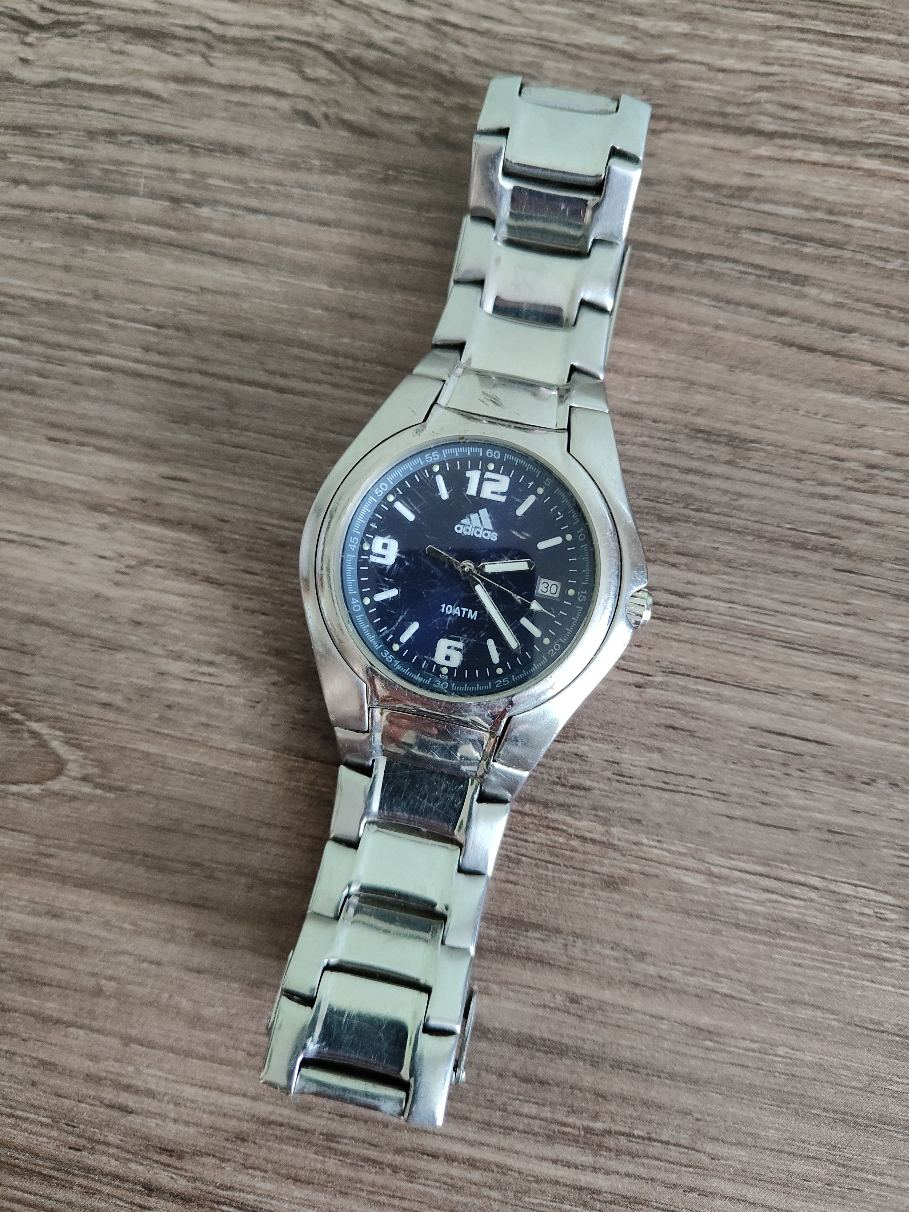 Adidas Vintage 90s Adidas Rare Watch Japane Movements Adidas 10 ATM Size ONE SIZE - 2 Thumbnail