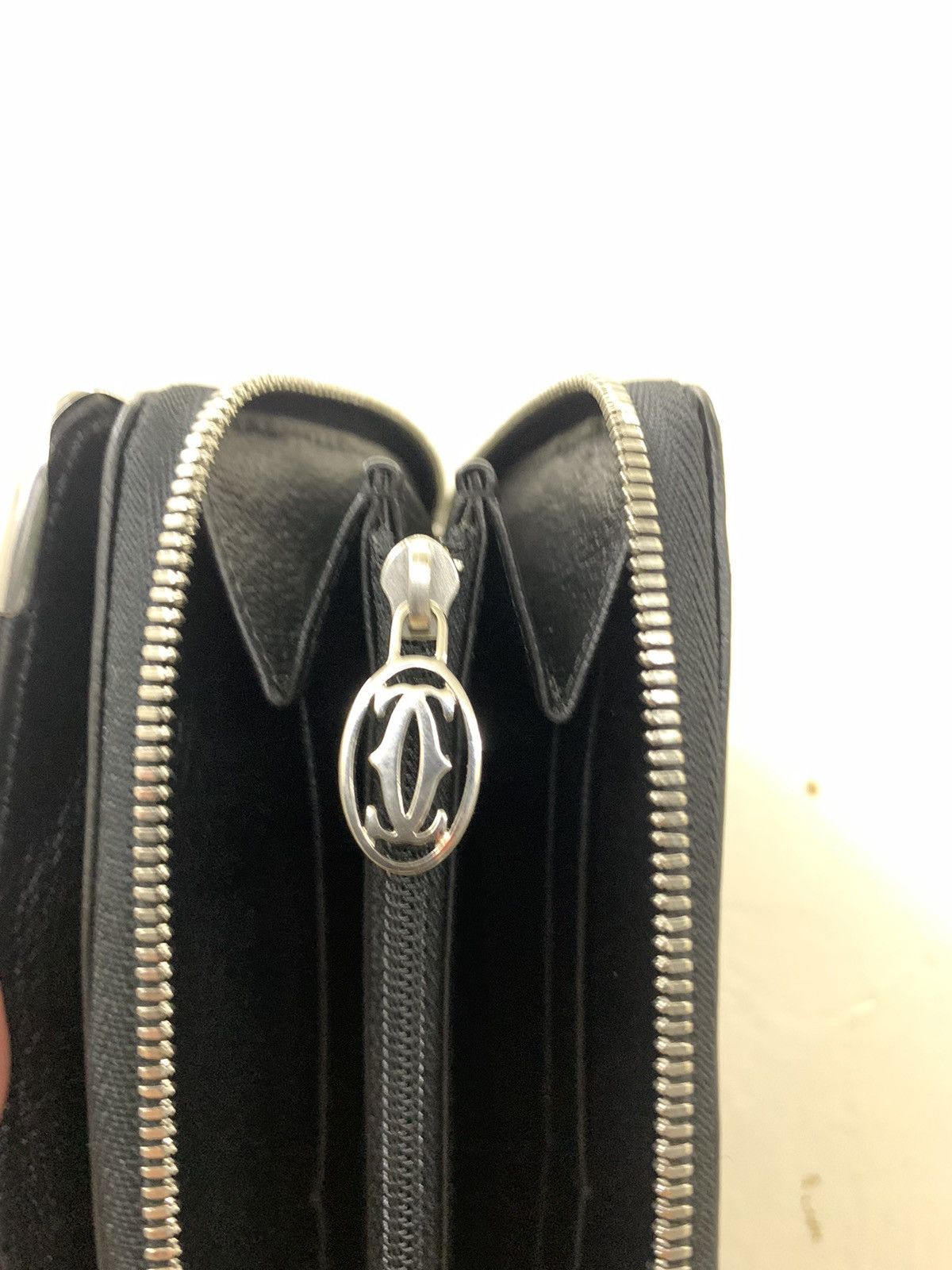 Cartier Cartier Black Leather Wallet Size ONE SIZE - 3 Thumbnail