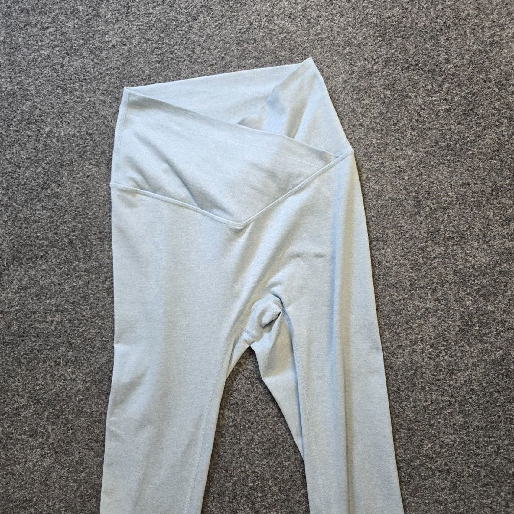 Vintage VINTAGE ILUS Pants Womens XS Blue Flare Crossover Waist Yoga Athleisure Casual Size 26" / US 2 / IT 38 - 2 Thumbnail
