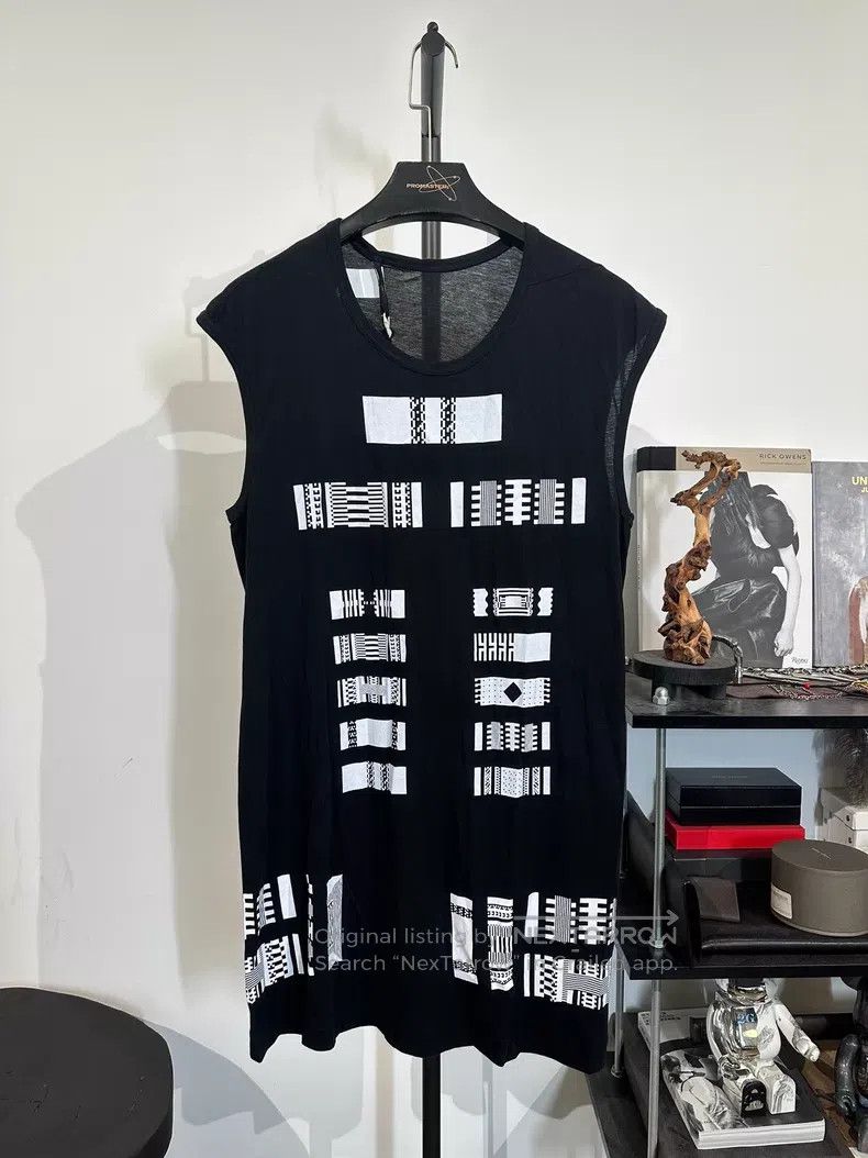 Boris Bidjan Saberi Boris Bidjan Saberi Printed sleeveless tank top with graph Size L / US 10 / IT 46 - 2 Thumbnail