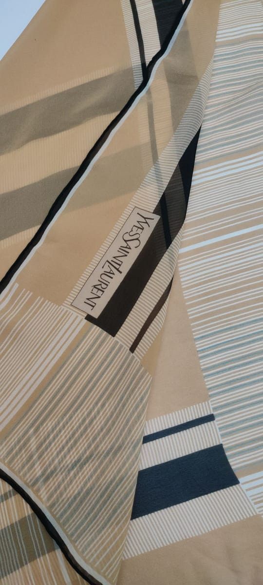 Yves Saint Laurent Vintage Yves Saint Laurent Silk Scarf Size ONE SIZE - 3 Thumbnail