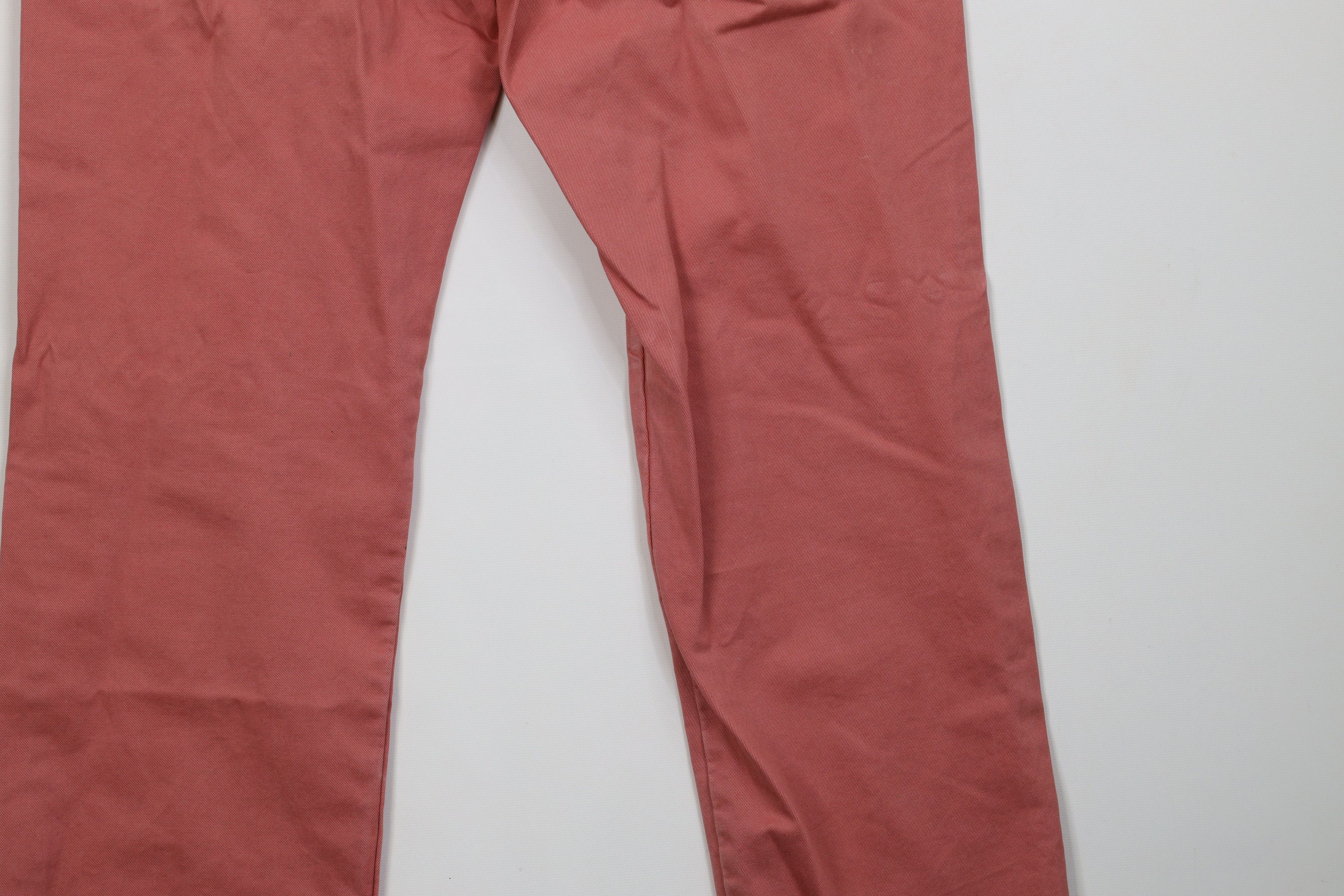 J.Crew J Crew Urban Slim Fit Stonewash Chino Pants Reddish Pink Size US 29 - 12 Thumbnail