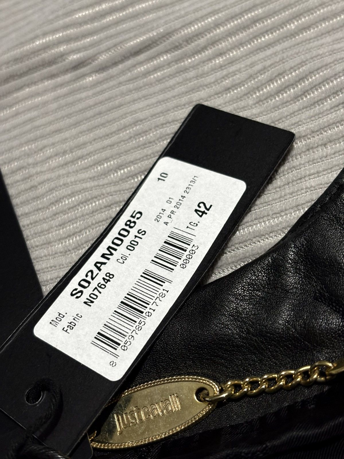 Just Cavalli 2014 Just Cavalli Leopard Print Leather Jacket moto 5 zip Size M / US 6-8 / IT 42-44 - 7 Thumbnail