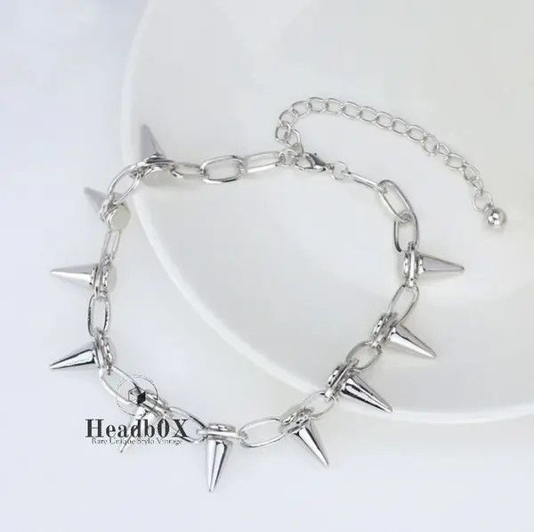 VIBE Harajuku Choker Spike Rivet Necklace Size ONE SIZE - 7 Thumbnail