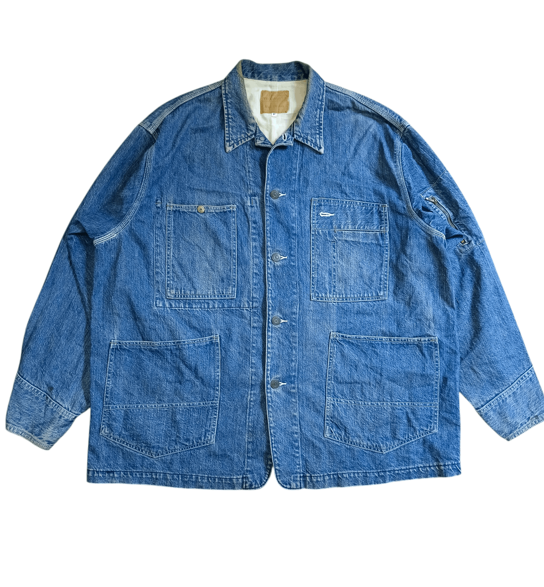 Vintage DISTRESSED VINTAGE VOLUME53 A/W 86 CHORE JACKET Size US L / EU 52-54 / 3 - 1 Thumbnail
