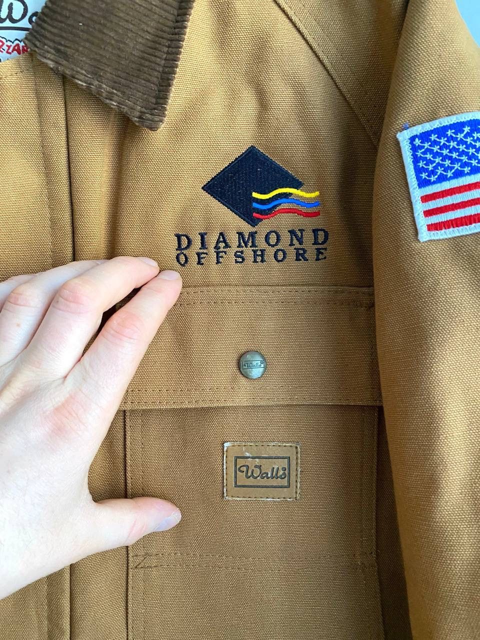 Walls Walls American Vintage Work Canvas Jacket, Sz L, Made in USA Size US L / EU 52-54 / 3 - 6 Thumbnail