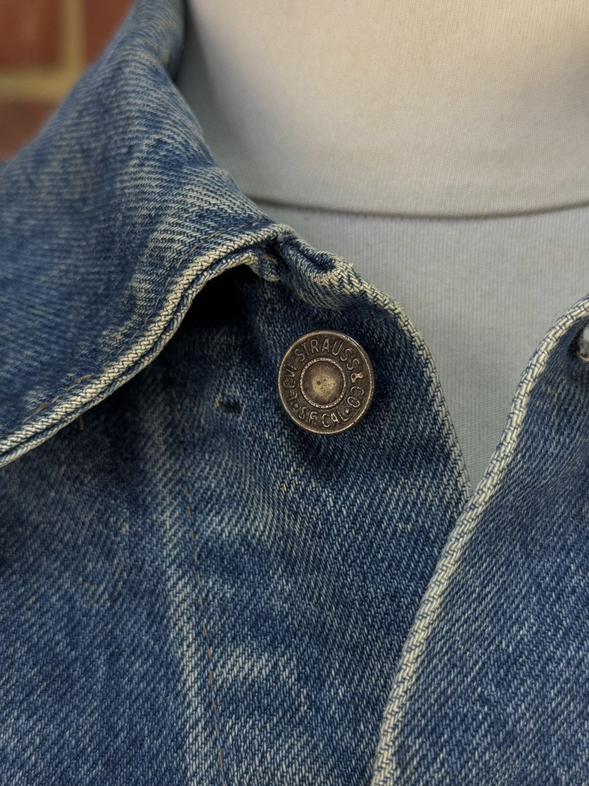 Levi's × Vintage LEVIS Vintage Made in USA Short Jeans Denim Jacket Size S / US 4 / IT 40 - 21 Thumbnail