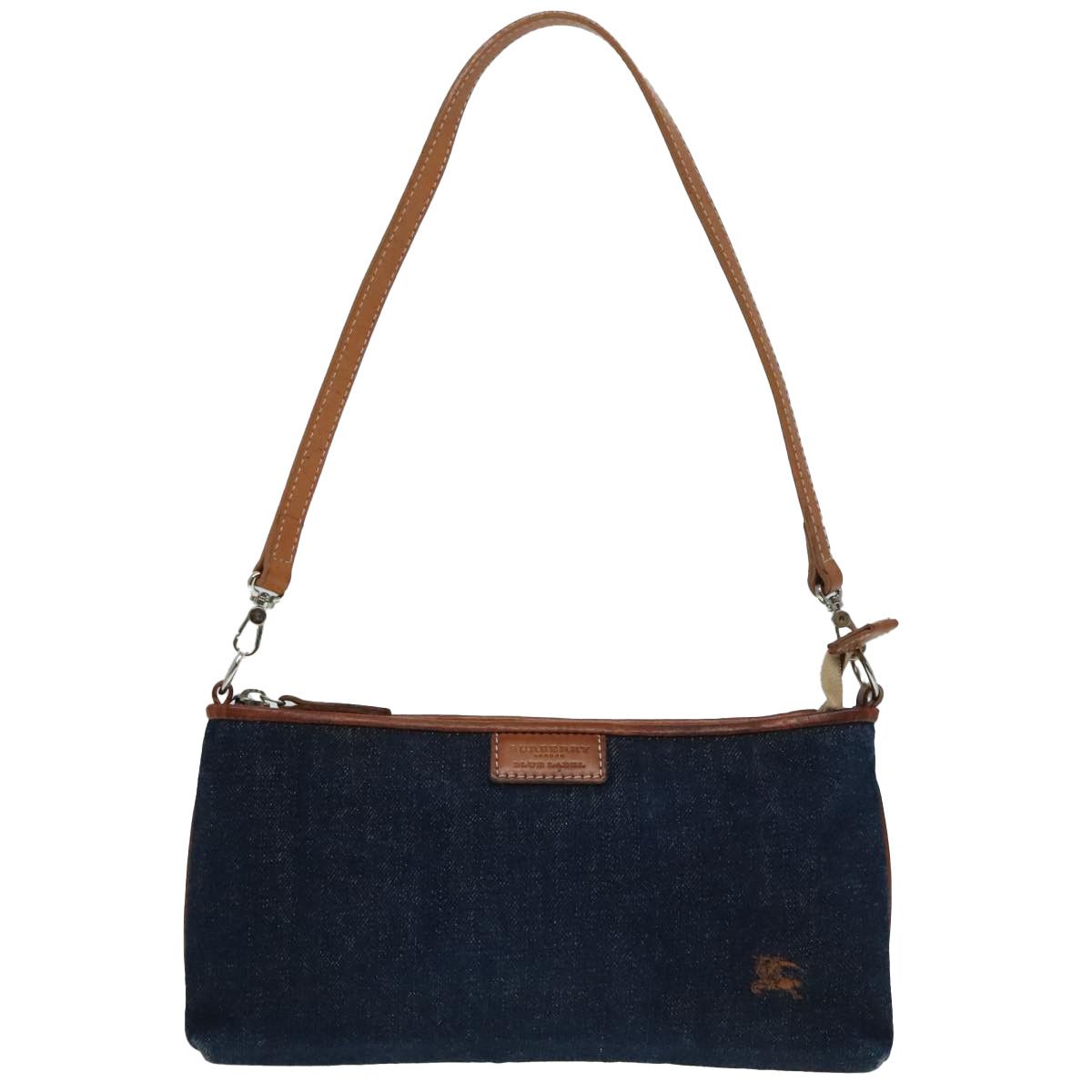 Burberry Navy Canvas Handbag (Pre-Owned) Size ONE SIZE - 1 Thumbnail