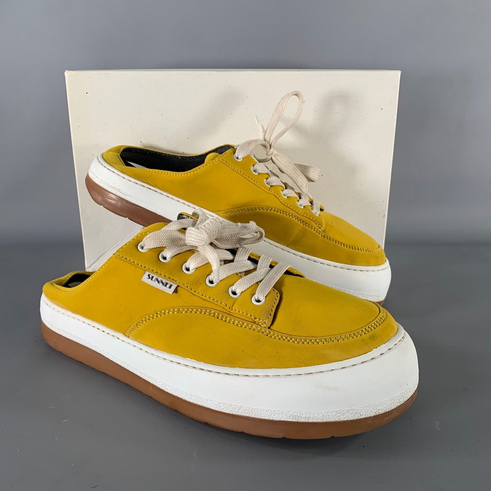Sunnei SUNNEI Size 11 Yellow White Slip On Sneakers Size US 11 / EU 44 - 8 Thumbnail