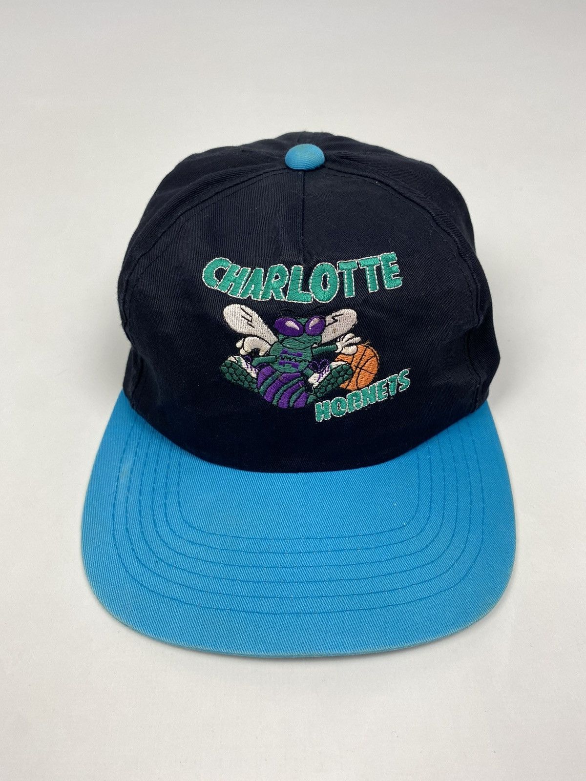 NBA 1990s Vintage Charlotte Hornets Cap Hat Size ONE SIZE - 2 Thumbnail