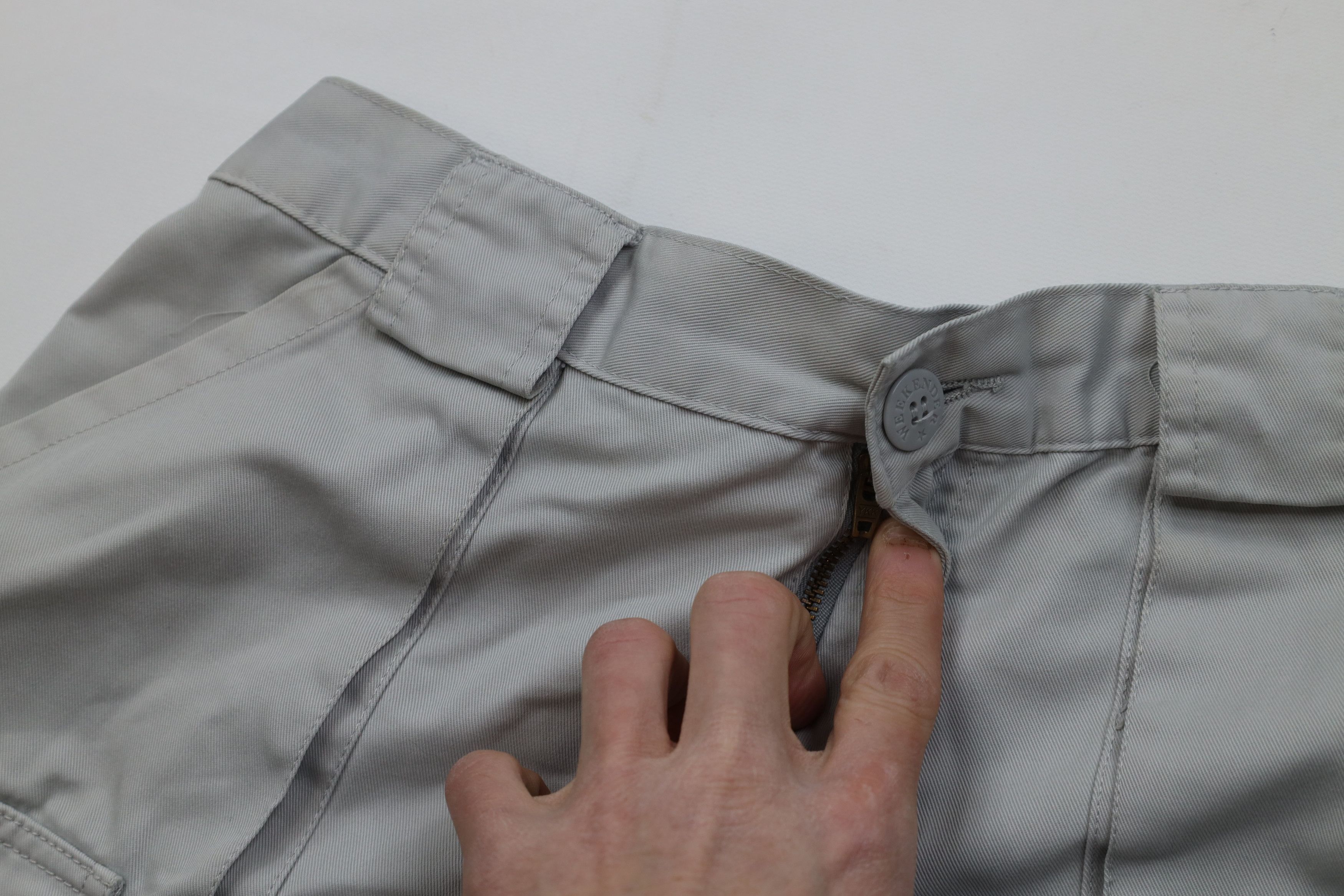 Vintage Vintage 90s Streetwear Above Knee Trekking Cargo Shorts Gray Size US 32 / EU 48 - 5 Thumbnail
