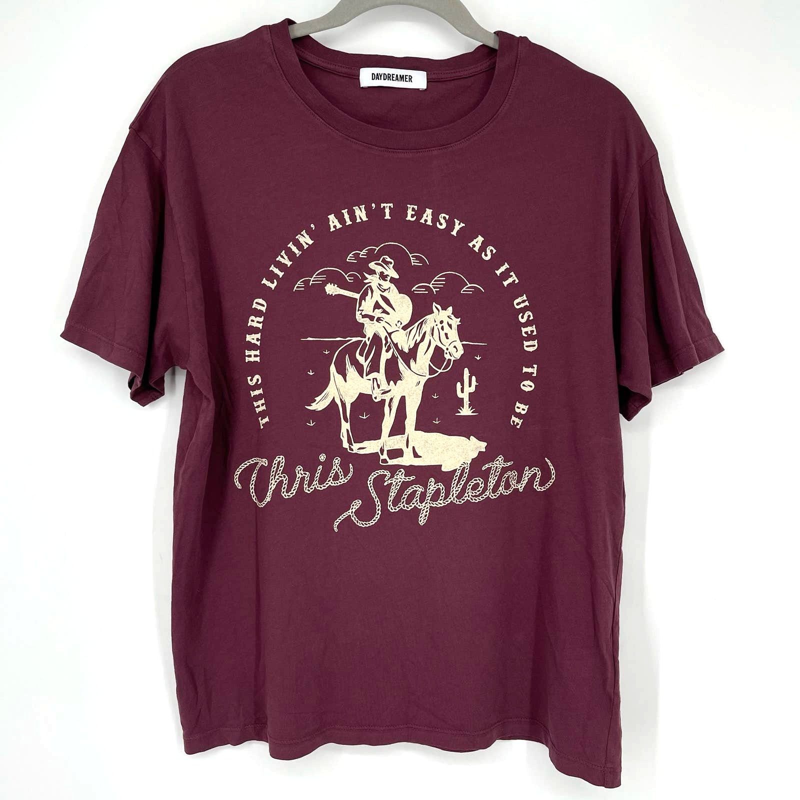 Daydreamer Daydreamer Chris Stapleton Hard Livin Boyfriend Tee Small Size S / US 4 / IT 40 - 2 Thumbnail