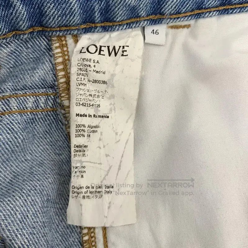 Loewe Loewe Blue Women's Denim Pants Size S . Size 23" - 8 Thumbnail