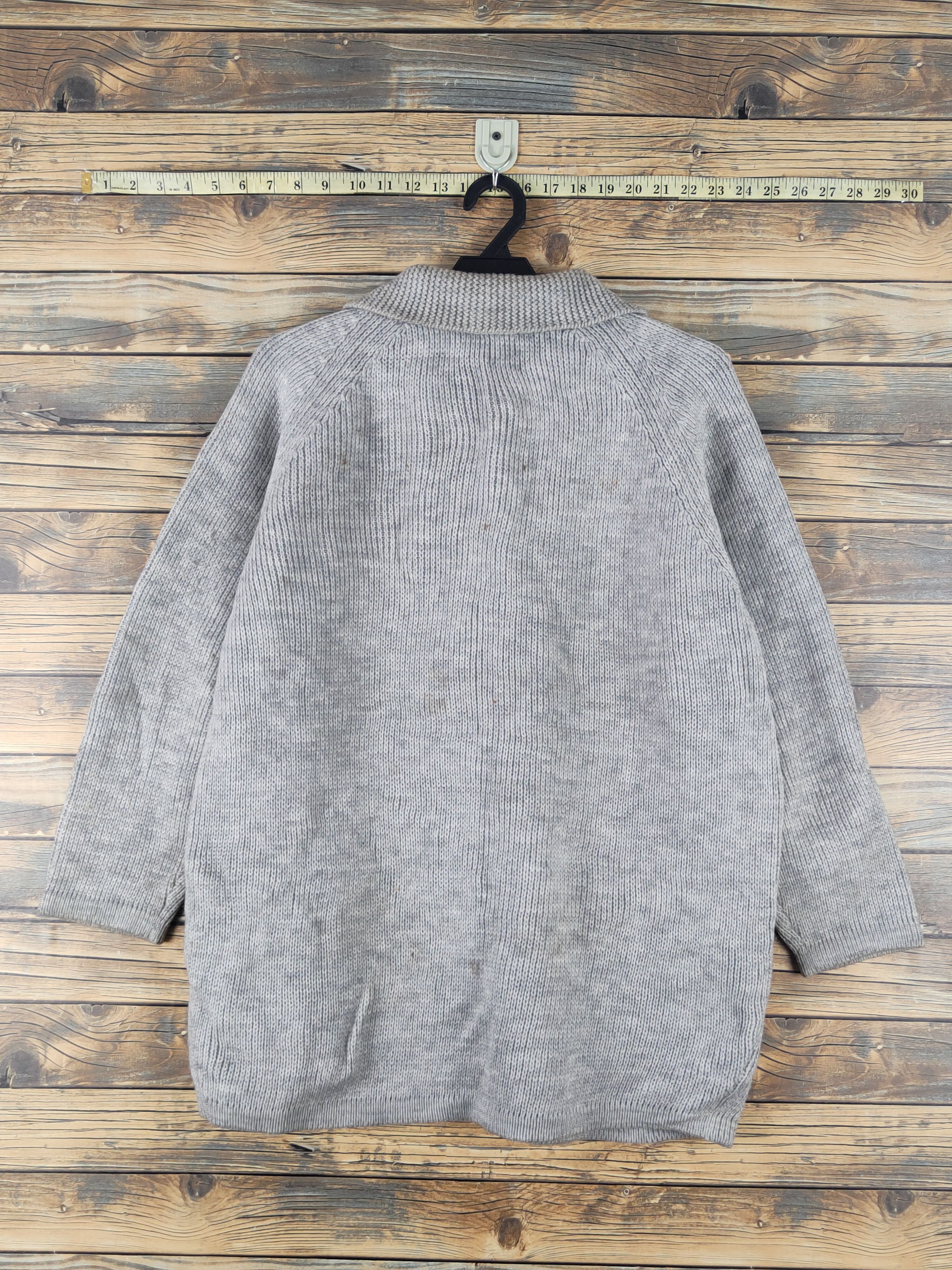 Japanese Brand × Vintage Japanese Brand Gray Knitwear Sweaters #W1773 Size US L / EU 52-54 / 3 - 7 Thumbnail