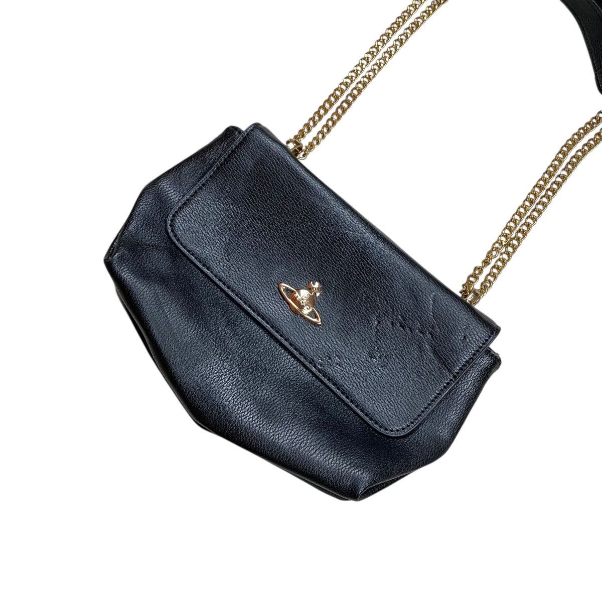 Vivienne Westwood Vivienne Westwood London Leather Shoulder Bag Size ONE SIZE - 4 Thumbnail