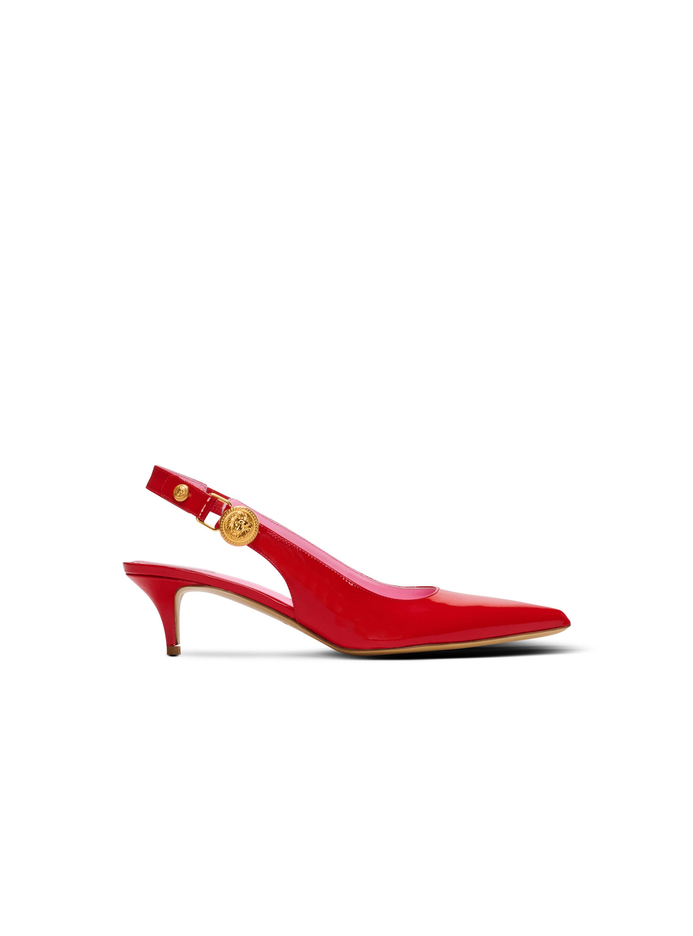 o1s1wg110925 Eva Patent Leather Slingback Pump in Red