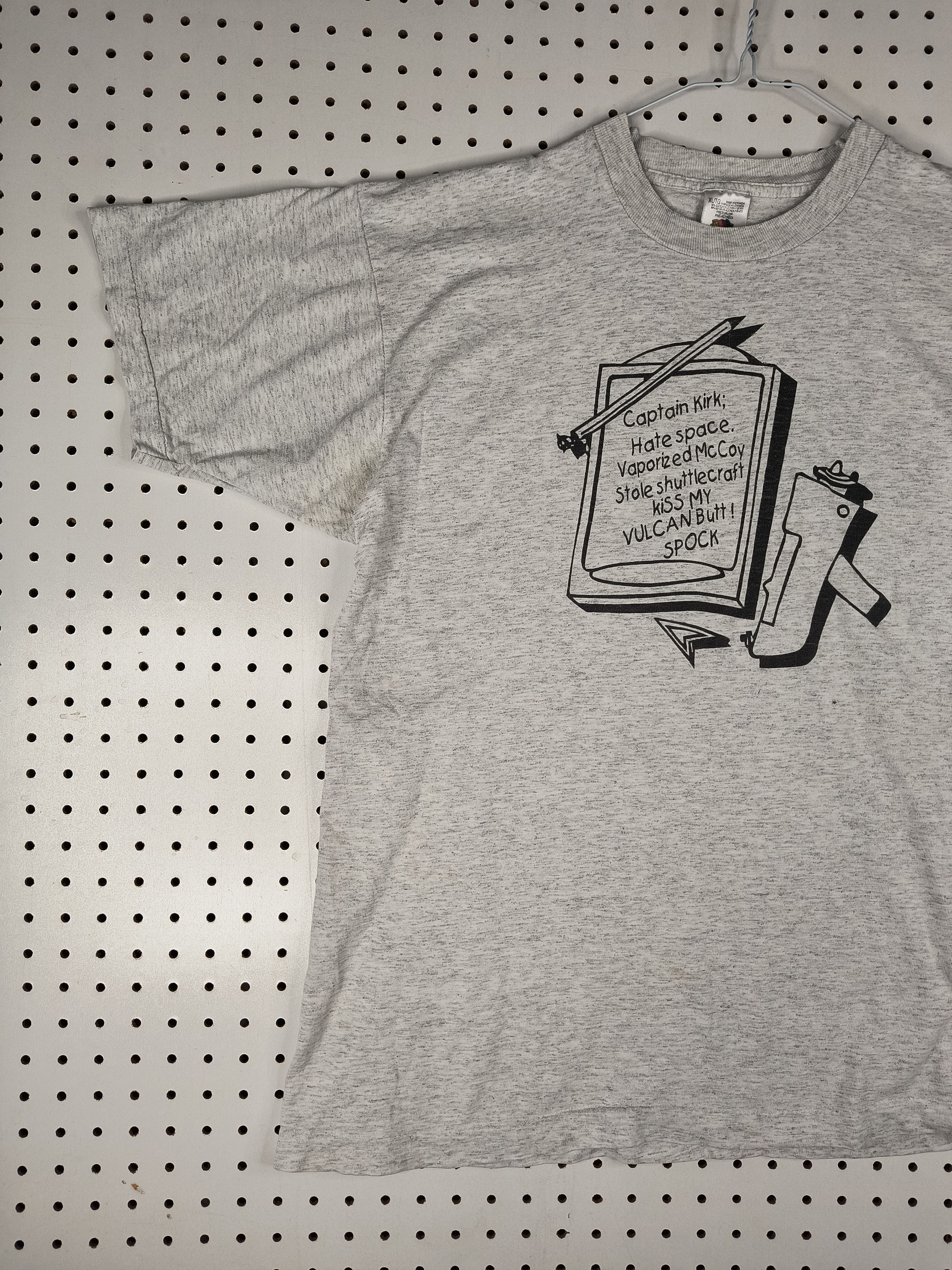 Fruit Of The Loom Vintage Star trek captain Kirk Spock tee Size US XL / EU 56 / 4 - 3 Thumbnail