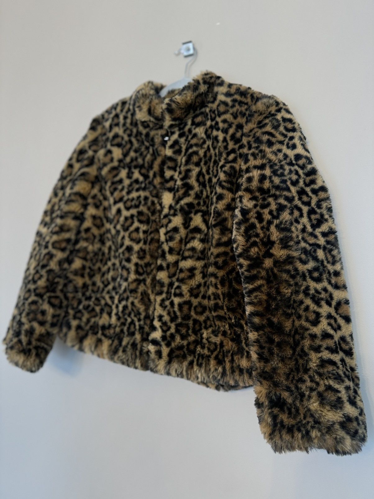 Vintage Zara trf collection Leopard jacket zip up hype glamour Size S / US 4 / IT 40 - 4 Thumbnail
