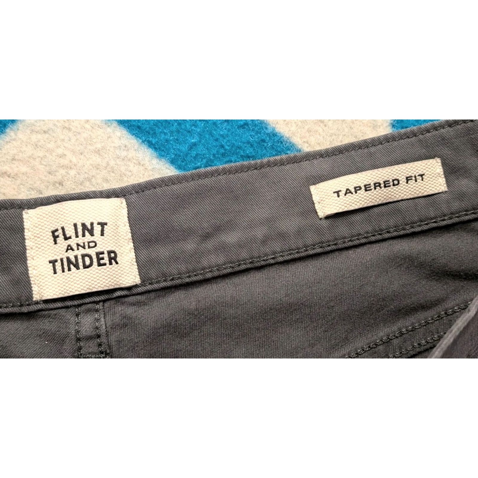 Flint And Tinder Flint & Tinder Chino Pants 32x30 Tapered Fit Cotton Spandex Mens Size US 32 / EU 48 - 4 Thumbnail