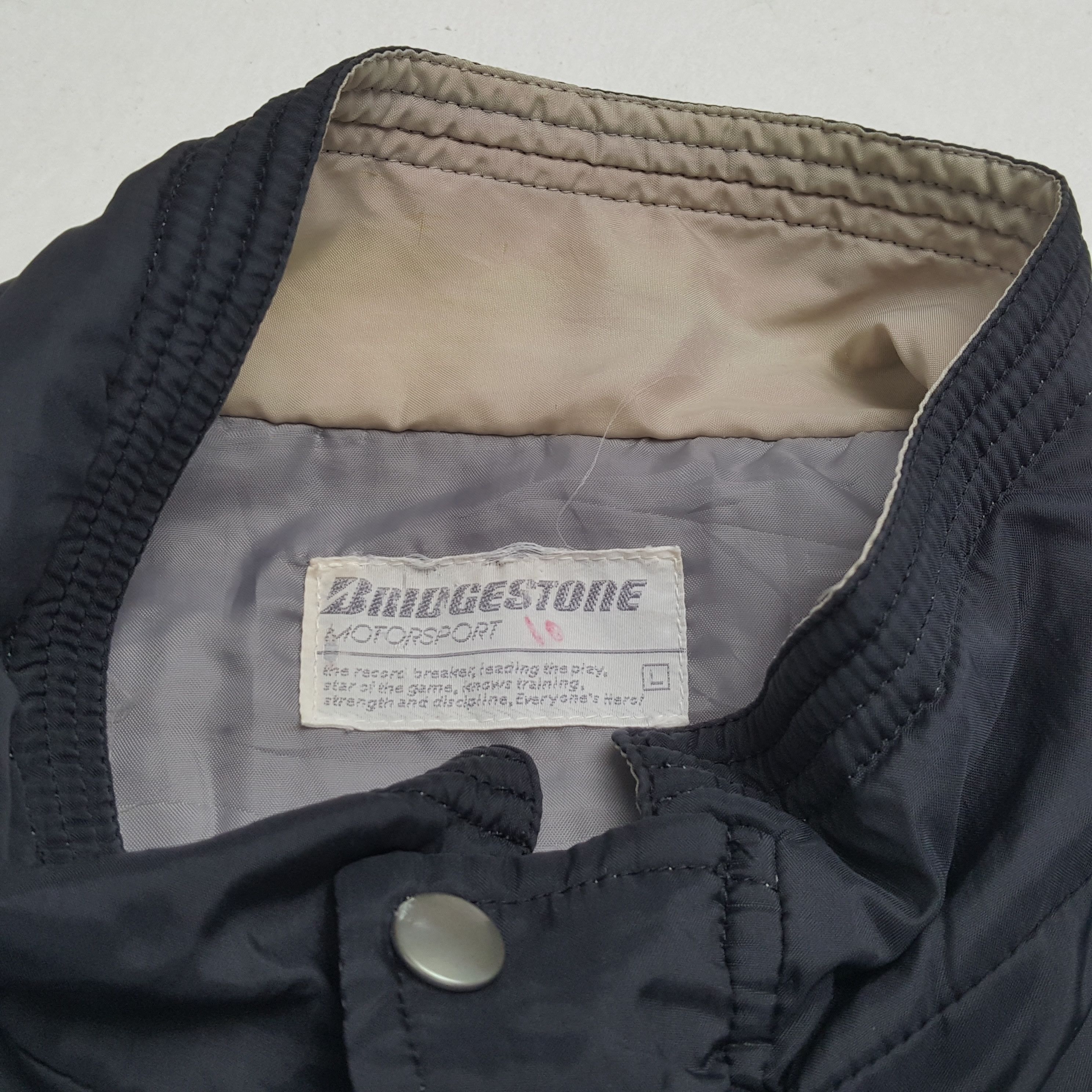 Japanese Brand × Vintage BRIDGESTONE X TRD TOYOTA MOTORSPORTS Custom Art Jacket Size US XL / EU 56 / 4 - 10 Thumbnail