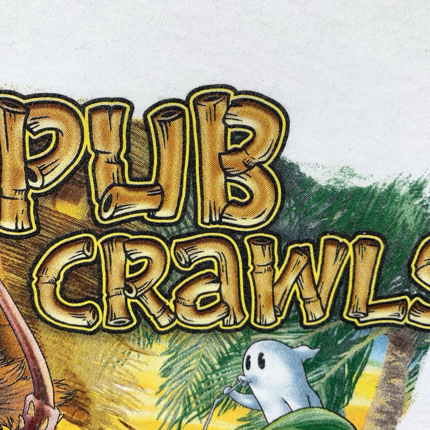 Port & Company Key West Pub Crawl Ernest Hemingway Florida T-Shirt Adult L Funny Ghost Drinks Size US L / EU 52-54 / 3 - 5 Thumbnail
