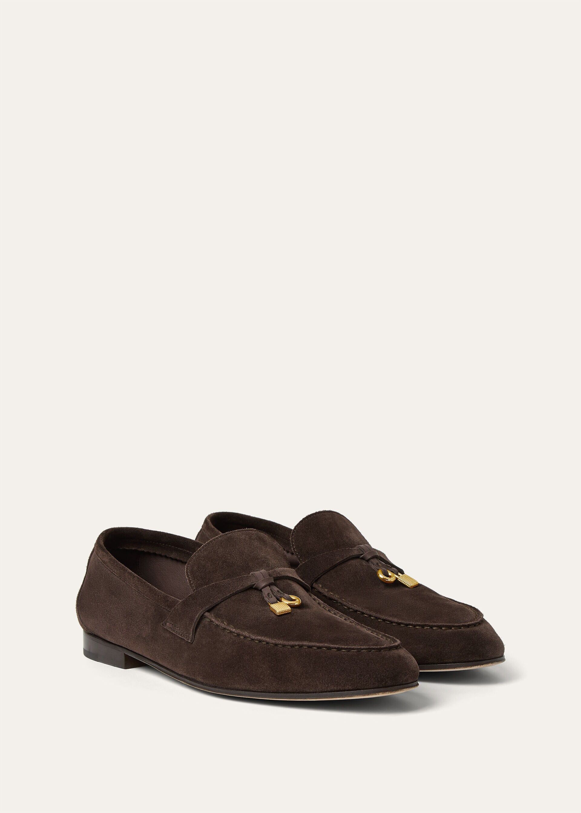 Loro Piana os11x0326 FAQ9903 Joan Loafers in Cedar Bronze Size US 9 / IT 39 - 3 Thumbnail