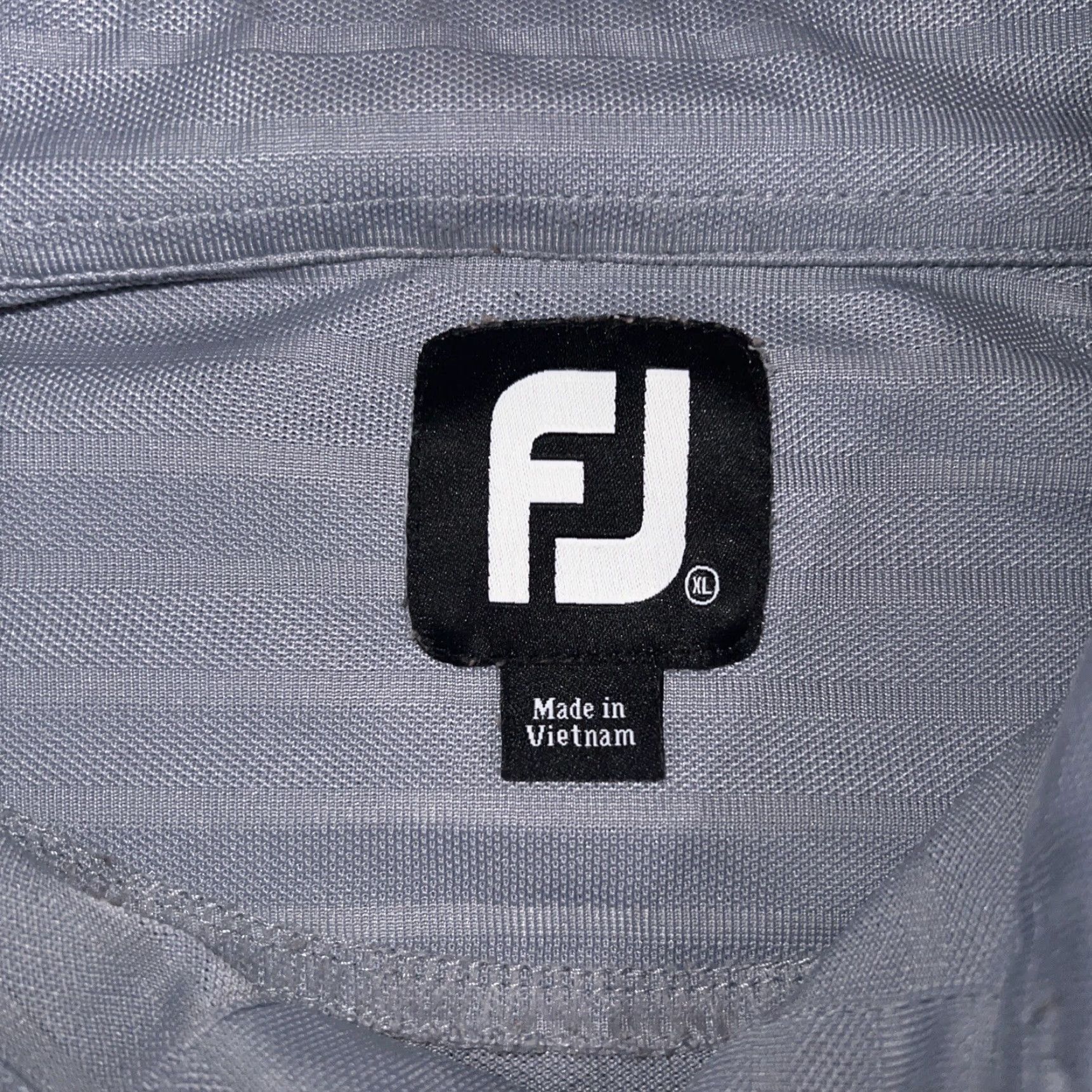 Footjoy FootJoy Polo Shirt Striped Gray XL Mens Size XL Regular Shirt Size US XL / EU 56 / 4 - 3 Thumbnail