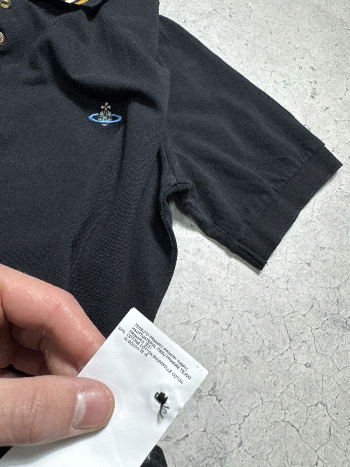 Vivienne Westwood Vivienne Westwood Luxury Polo Shirt Black Size US XL / EU 56 / 4 - 9 Thumbnail