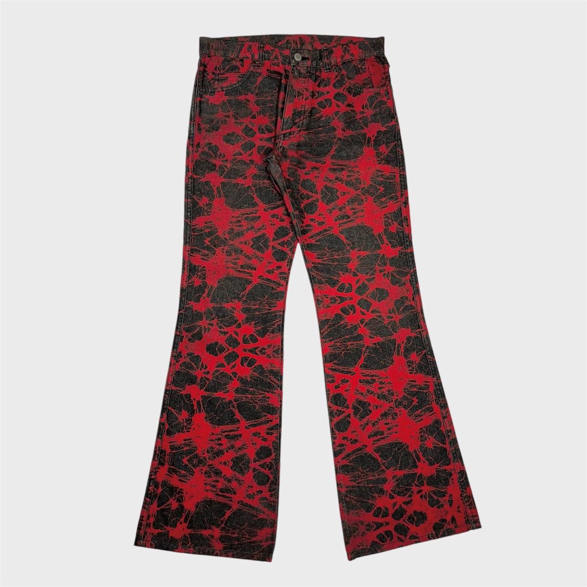 Japanese Brand × Katharine Hamnett London Katherine hamnett printed bootcut jeans Size US 30 / EU 46 - 1 Thumbnail