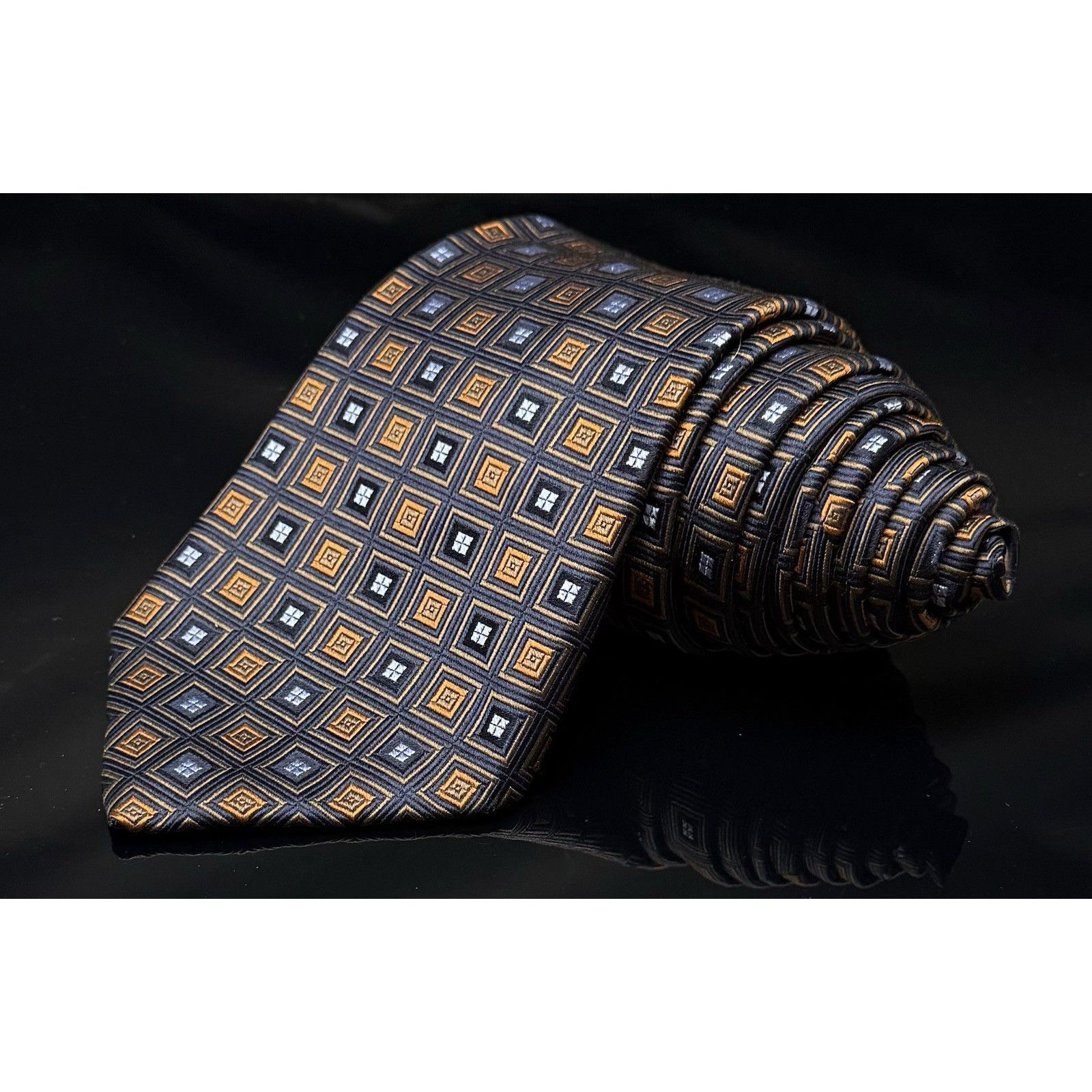 Robert Talbott Robert Talbott Best of Class XL 62" Tie Flower Geometric Wid Size ONE SIZE - 1 Thumbnail