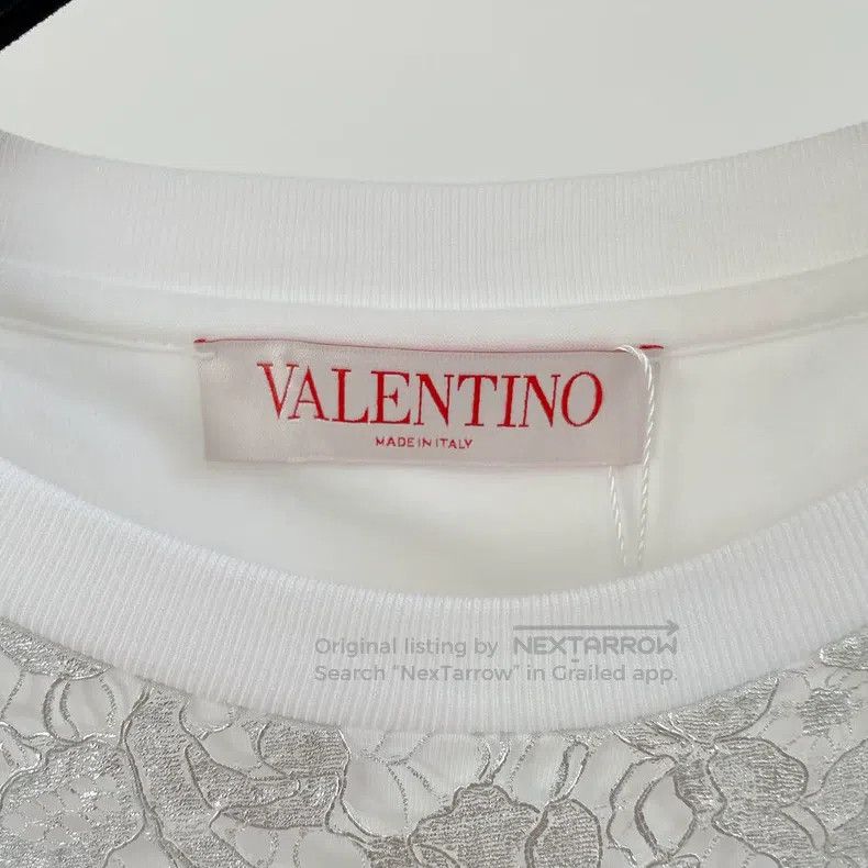 Valentino Valentino Patchwork openwork lace T-shirt Size M / US 6-8 / IT 42-44 - 5 Thumbnail