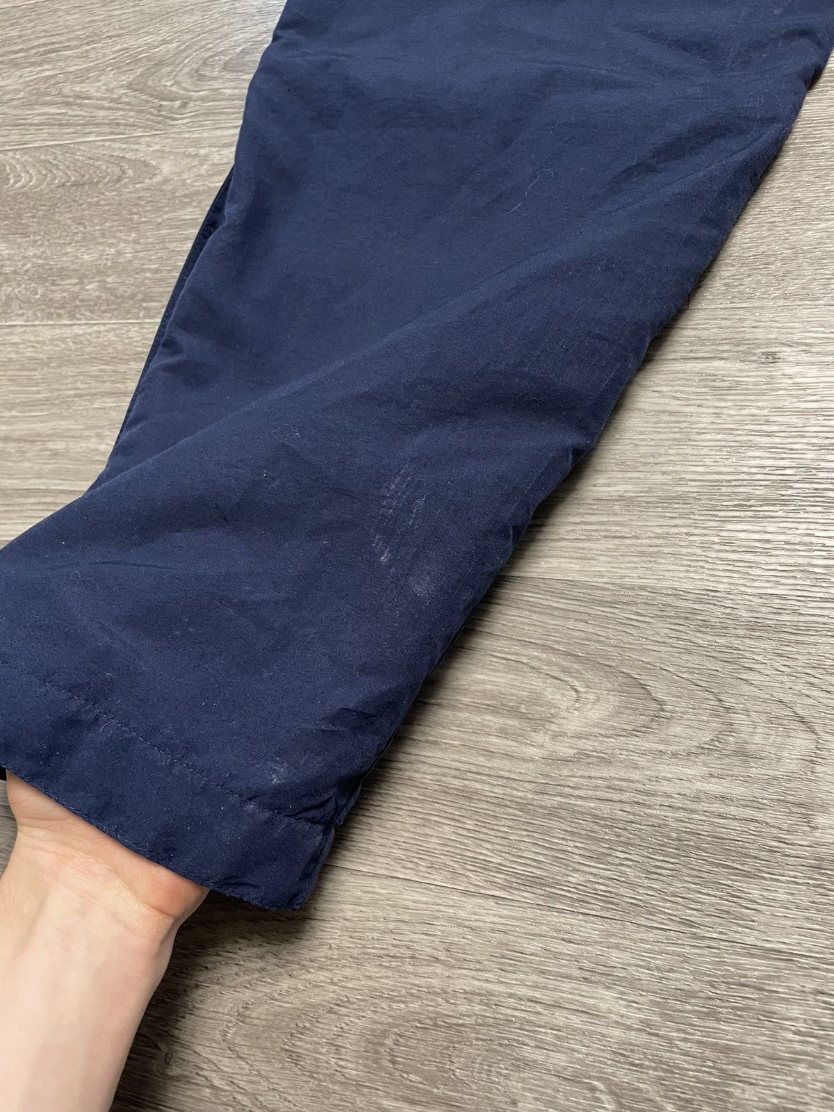 Nike Vintage Nike Navy Blue Parachute Pants Drill Y2K Size US 32 / EU 48 - 22 Thumbnail