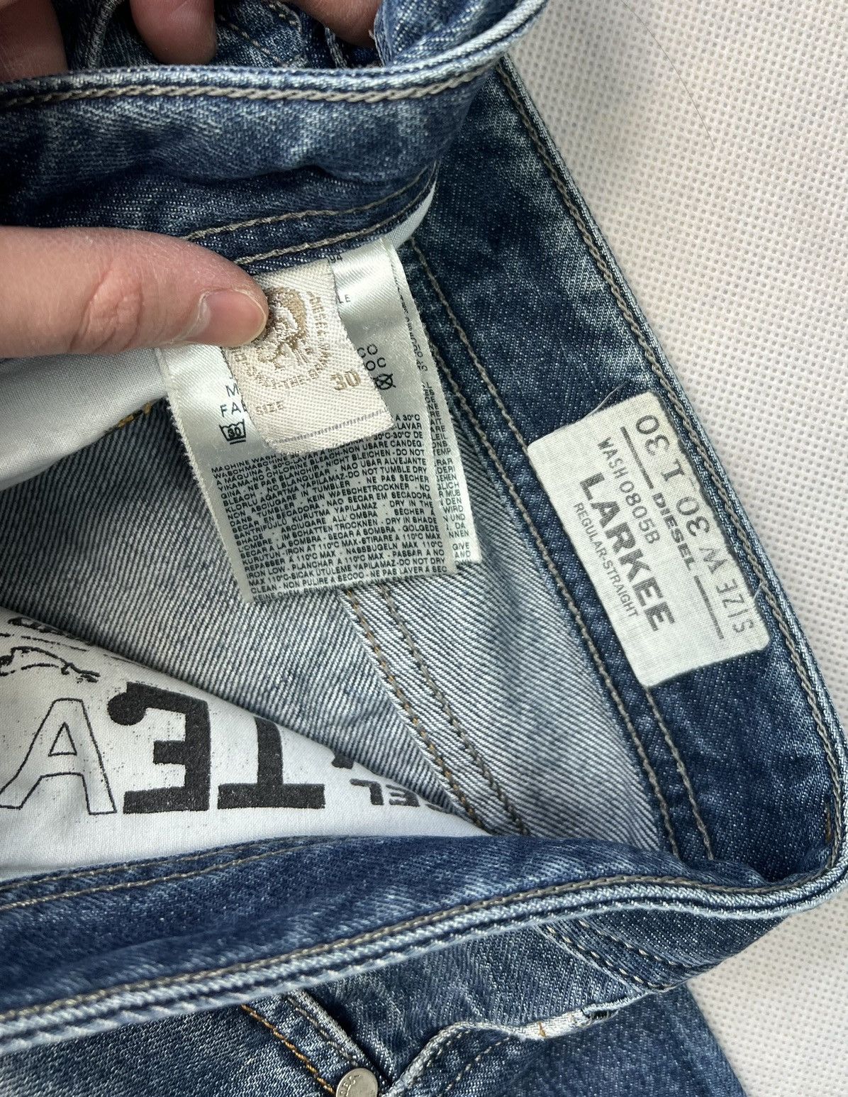 Diesel Pants Diesel Industry Jeans Blue Size US 30 / EU 46 - 4 Thumbnail
