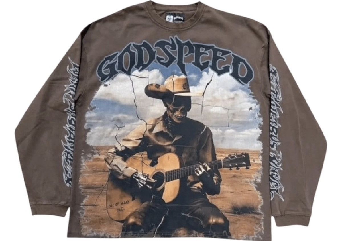 Godspeed Godspeed 'Virtuoso' Brown LS Tee Size US L / EU 52-54 / 3 - 1 Thumbnail