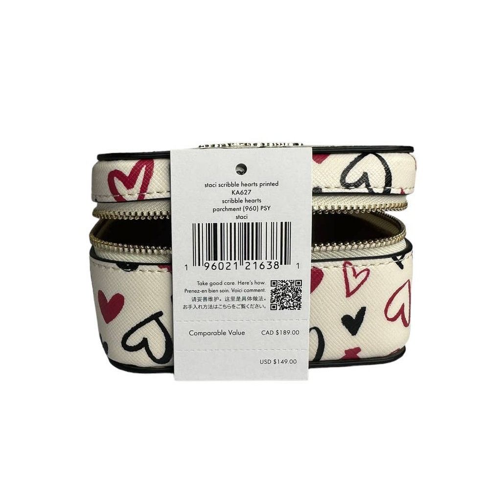 Kate Spade Kate Spade Staci Scribble Heart Boxed Travel Jewelry Holder Size ONE SIZE - 8 Thumbnail