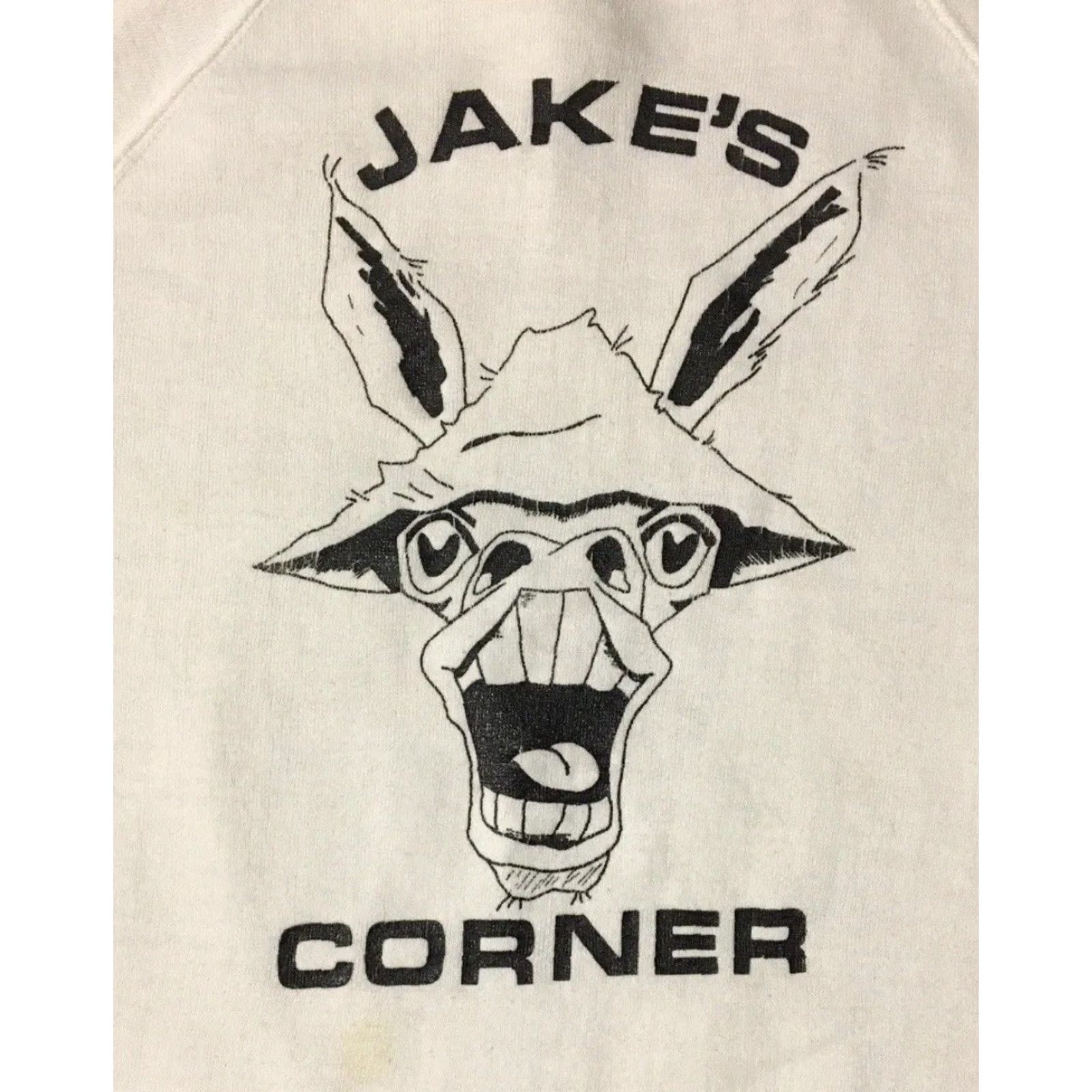 Vintage Vtg 80s Jakes Corner Bar Faded Sweatshirt XS Arizona Donkey Biker Grunge Beer 90 Hoodie Mens XS White 80s Grunge Bar California USA Vintage Shoes? Size US XS / EU 42 / 0 - 2 Thumbnail