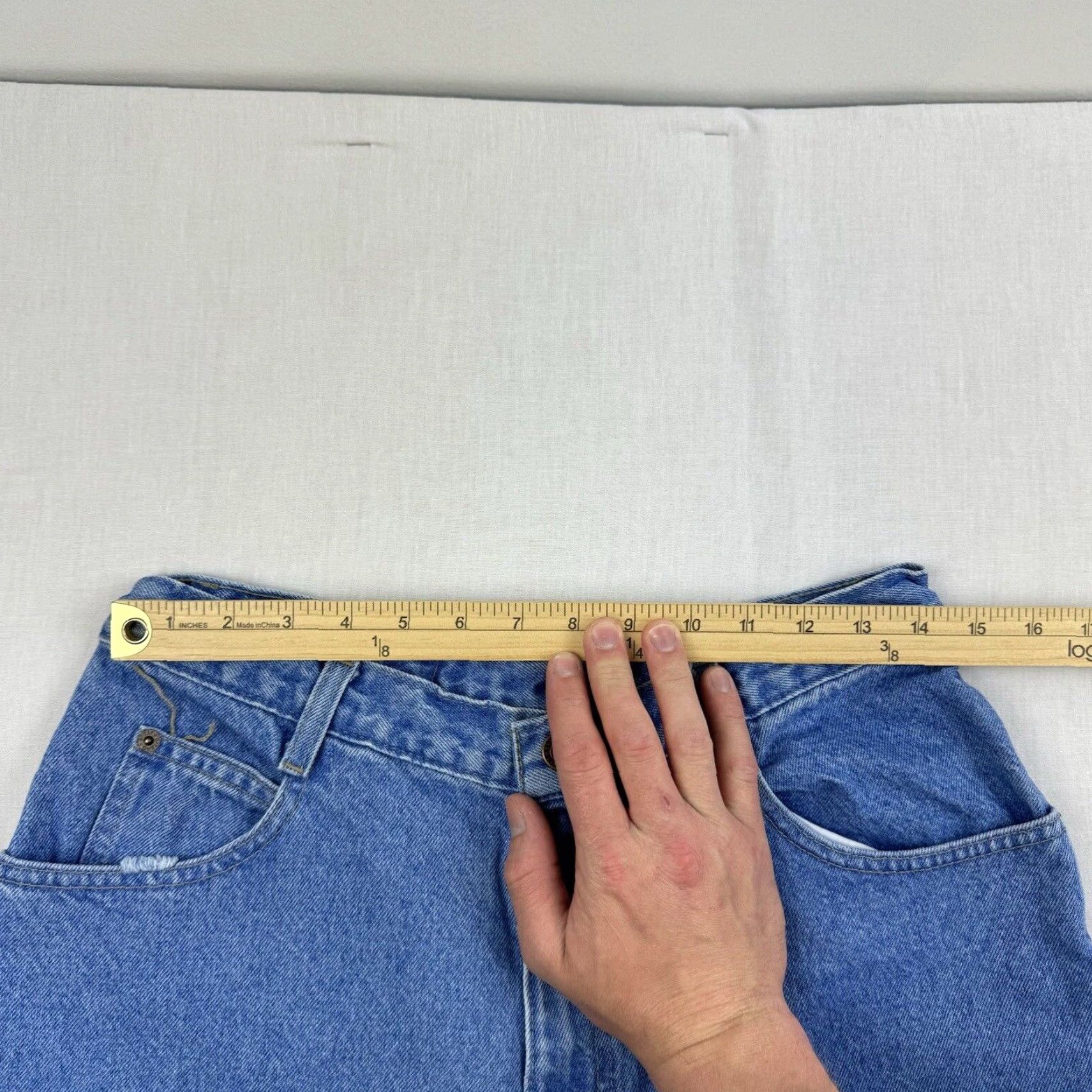 Vintage VINTAGE Gitano Jeans Womens 14 Average Blue Mom Jeans High Waist 90s Grunge Y2K Size 36" / US 14 / IT 50 - 6 Thumbnail