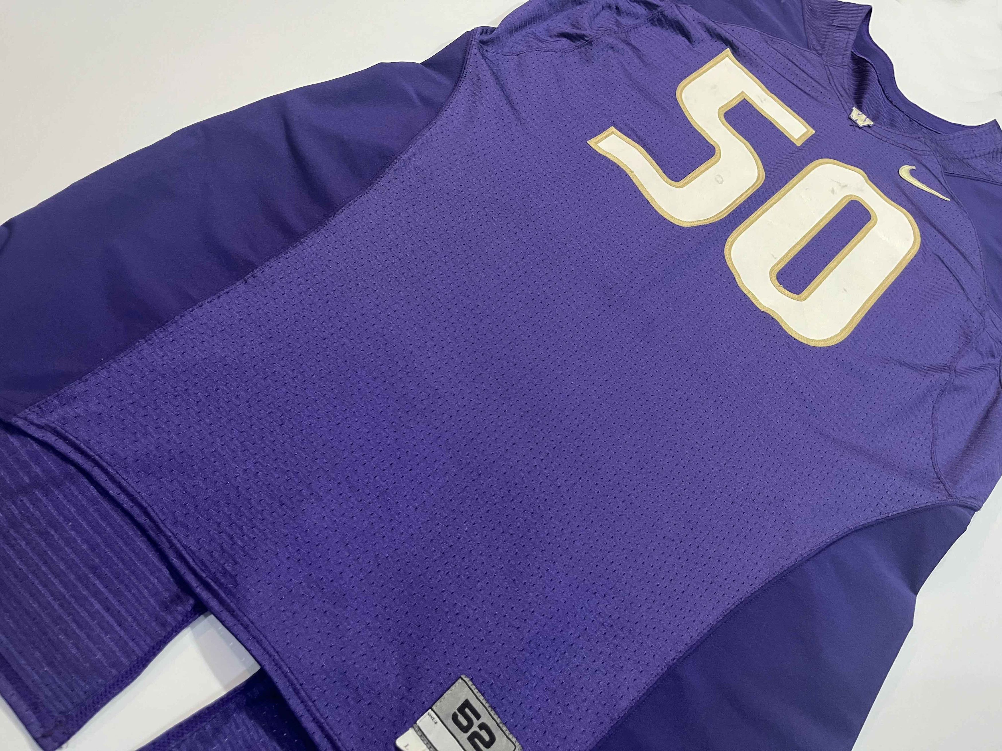 Nike Nike Washington Huskies #50 NCAA Football Game Jersey Size US L / EU 52-54 / 3 - 8 Thumbnail