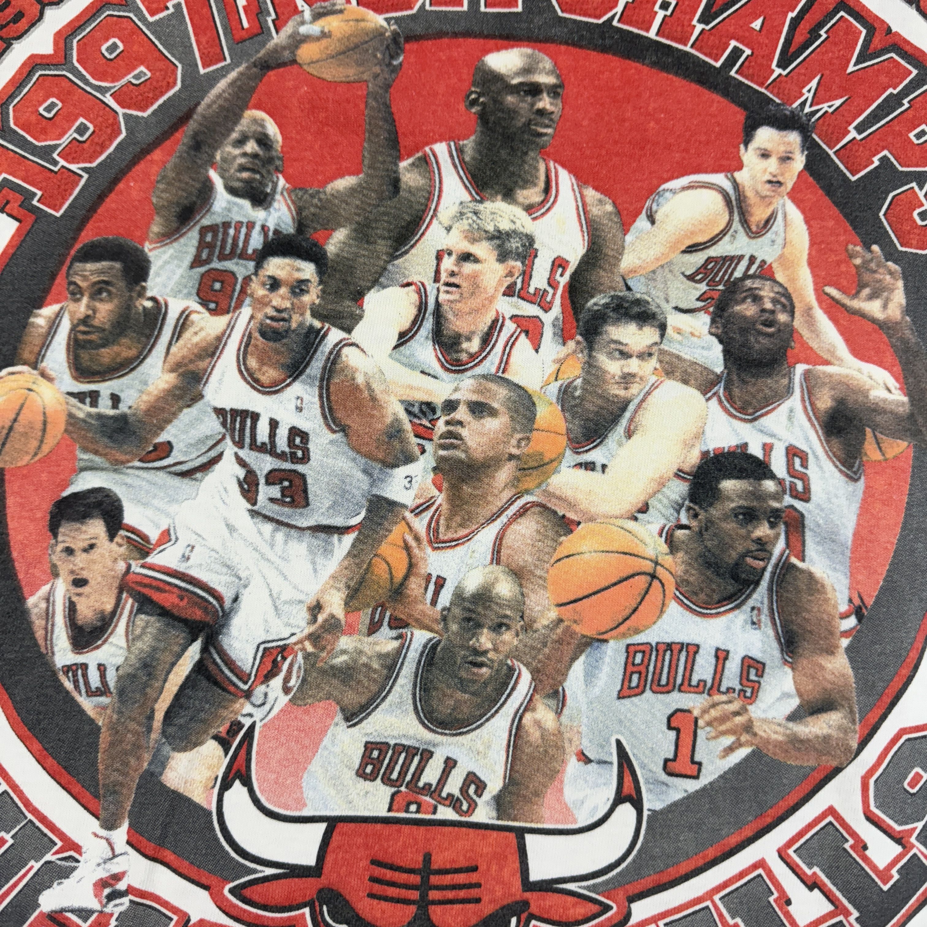 NBA × Vintage Vintage 1997 NBA Final Chicago Bulls T-shirt Size US L / EU 52-54 / 3 - 7 Thumbnail