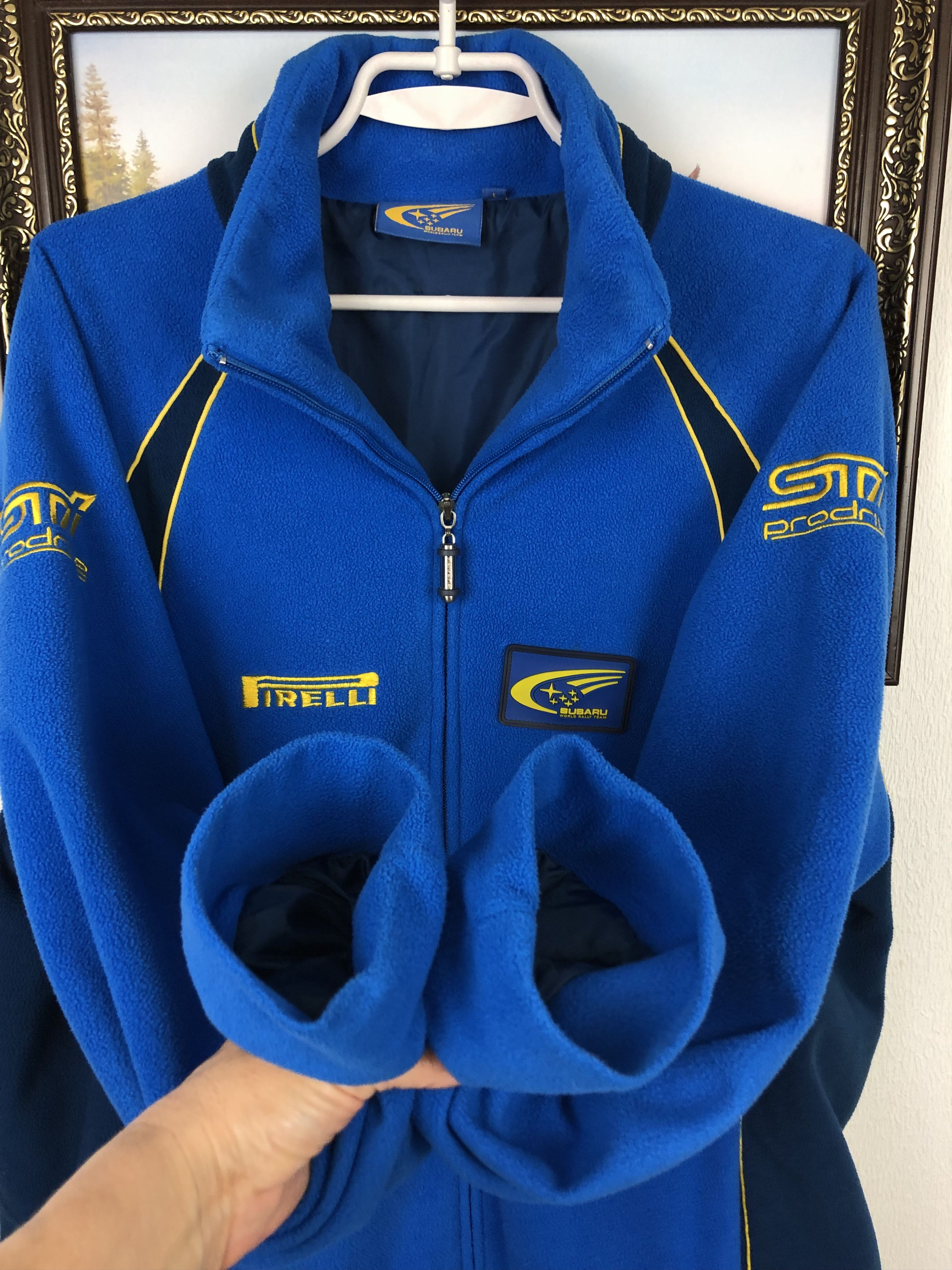 Vintage Vintage Subaru Racing Jacket Blue Marlboro Ferrari Fleece Size US L / EU 52-54 / 3 - 8 Thumbnail