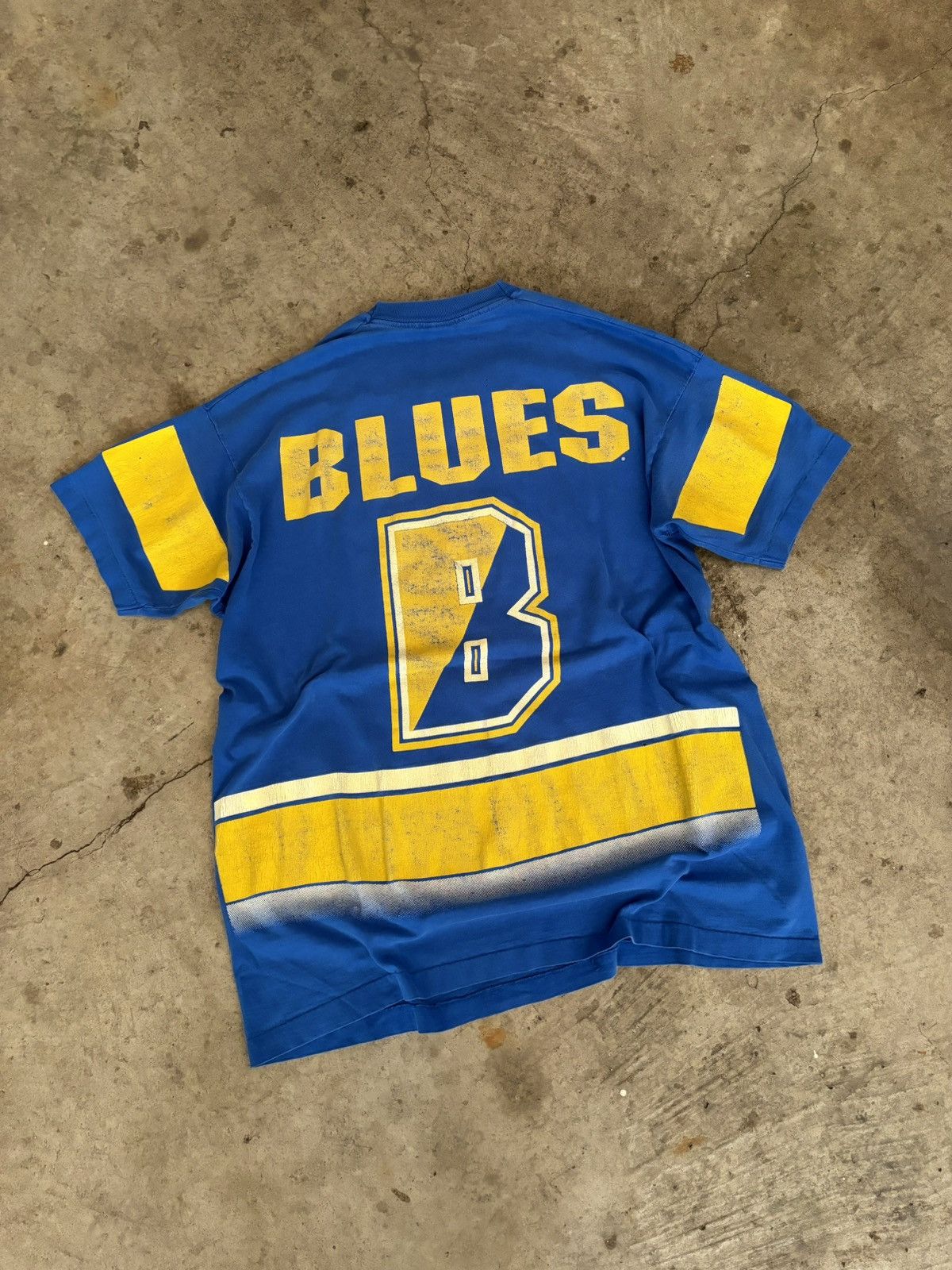 NHL × Vintage vintage blues tee Size US XL / EU 56 / 4 - 3 Thumbnail