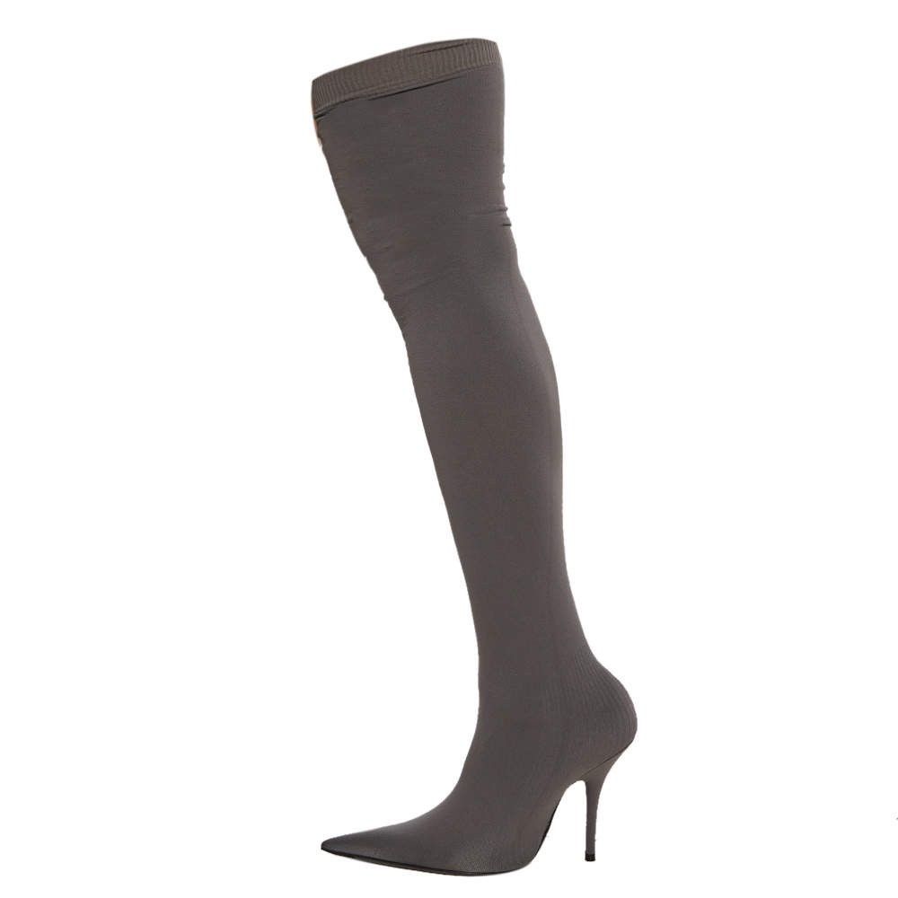 Balenciaga Balenciaga Knife Boot in Stocking Fabric FW2017 Size US 8 / IT 38 - 1 Thumbnail