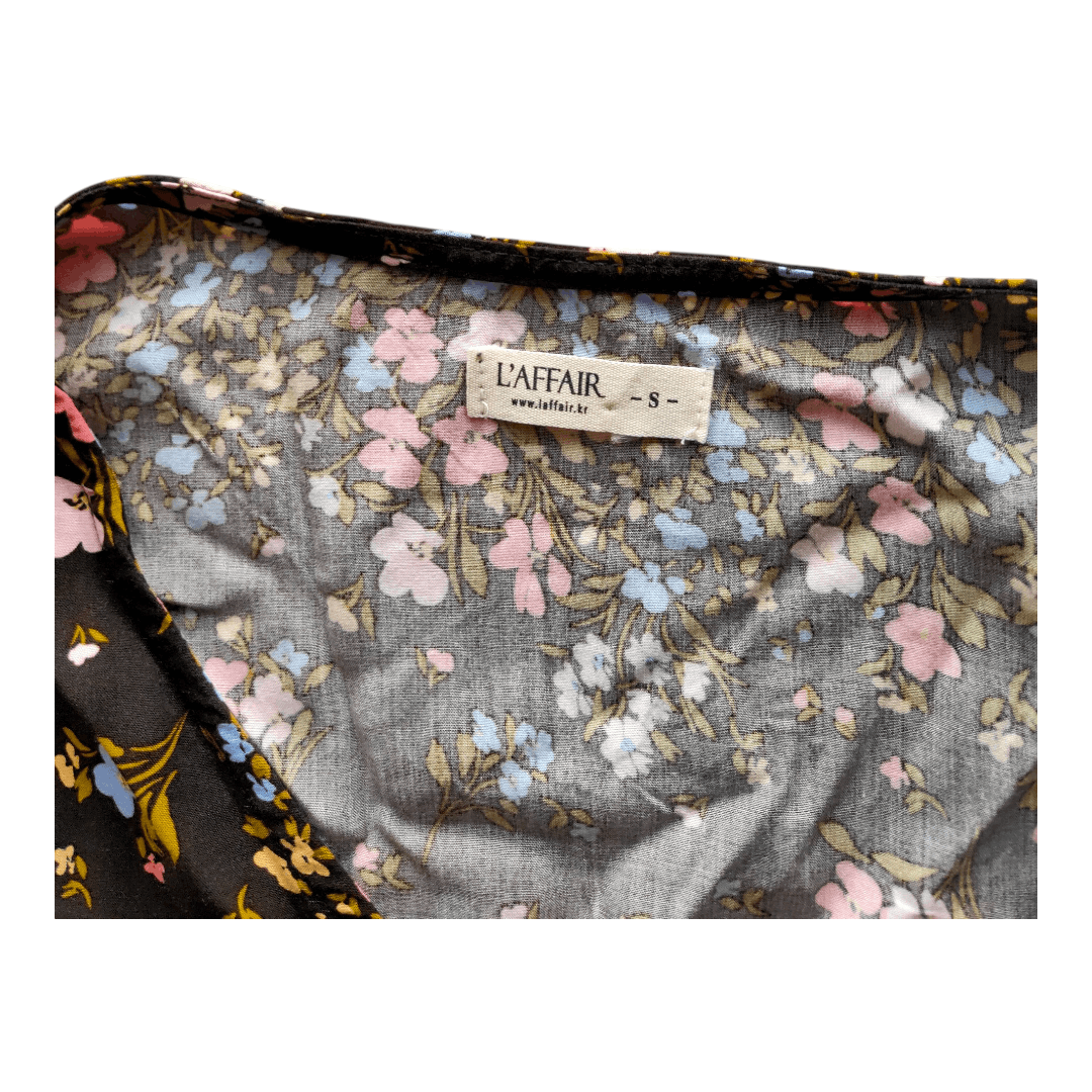 Other Vintage Floral L'affair Blouse Size S / US 4 / IT 40 - 4 Thumbnail
