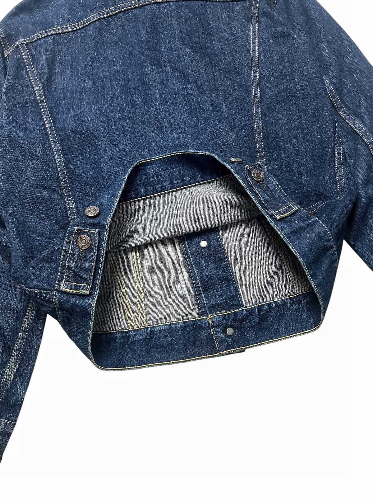 Sugar Cane × Toyo Enterprises Sugarcane 14.25Oz Denim Trucker Jacket Type 3 Model 1962 Size US M / EU 48-50 / 2 - 10 Thumbnail
