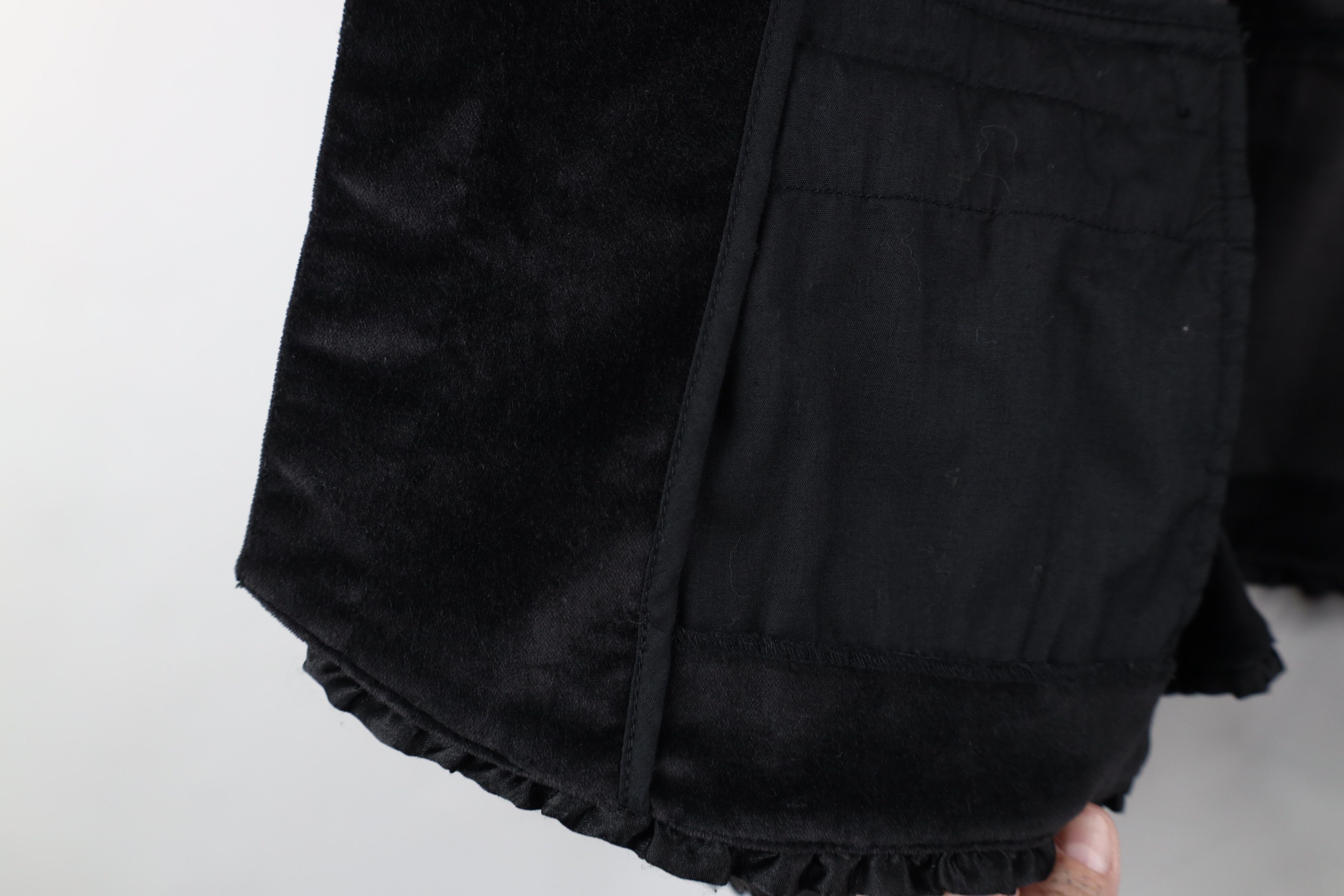 Vintage × White House Black Market White House Black Market Trim Velour Military Blazer Jacket Size L / US 10 / IT 46 - 9 Thumbnail