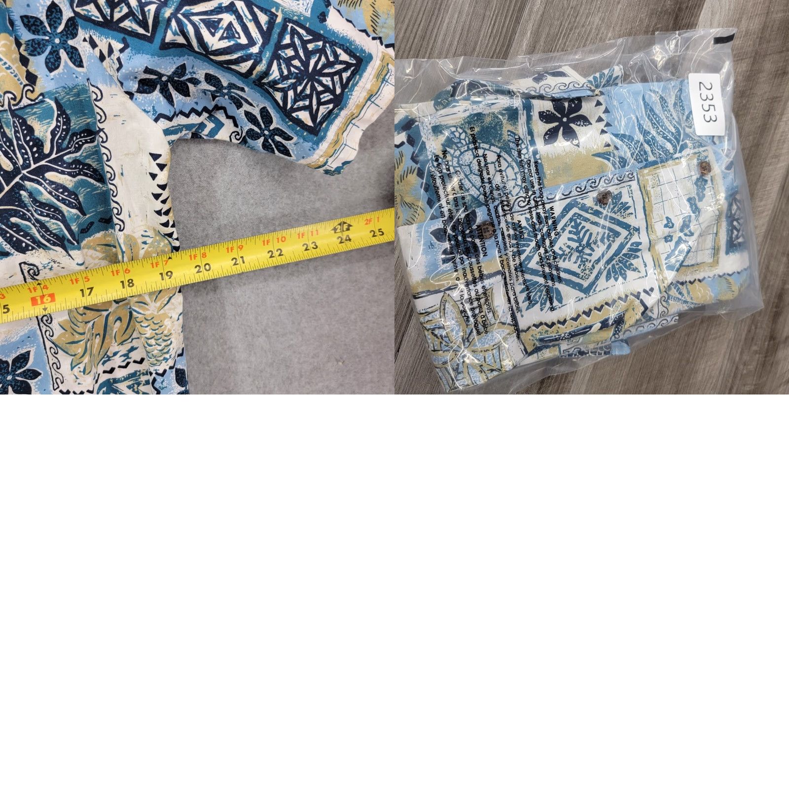 Vintage RJC Vintage Hawaiian Shirt Blue Men's L turtle Size US L / EU 52-54 / 3 - 8 Thumbnail