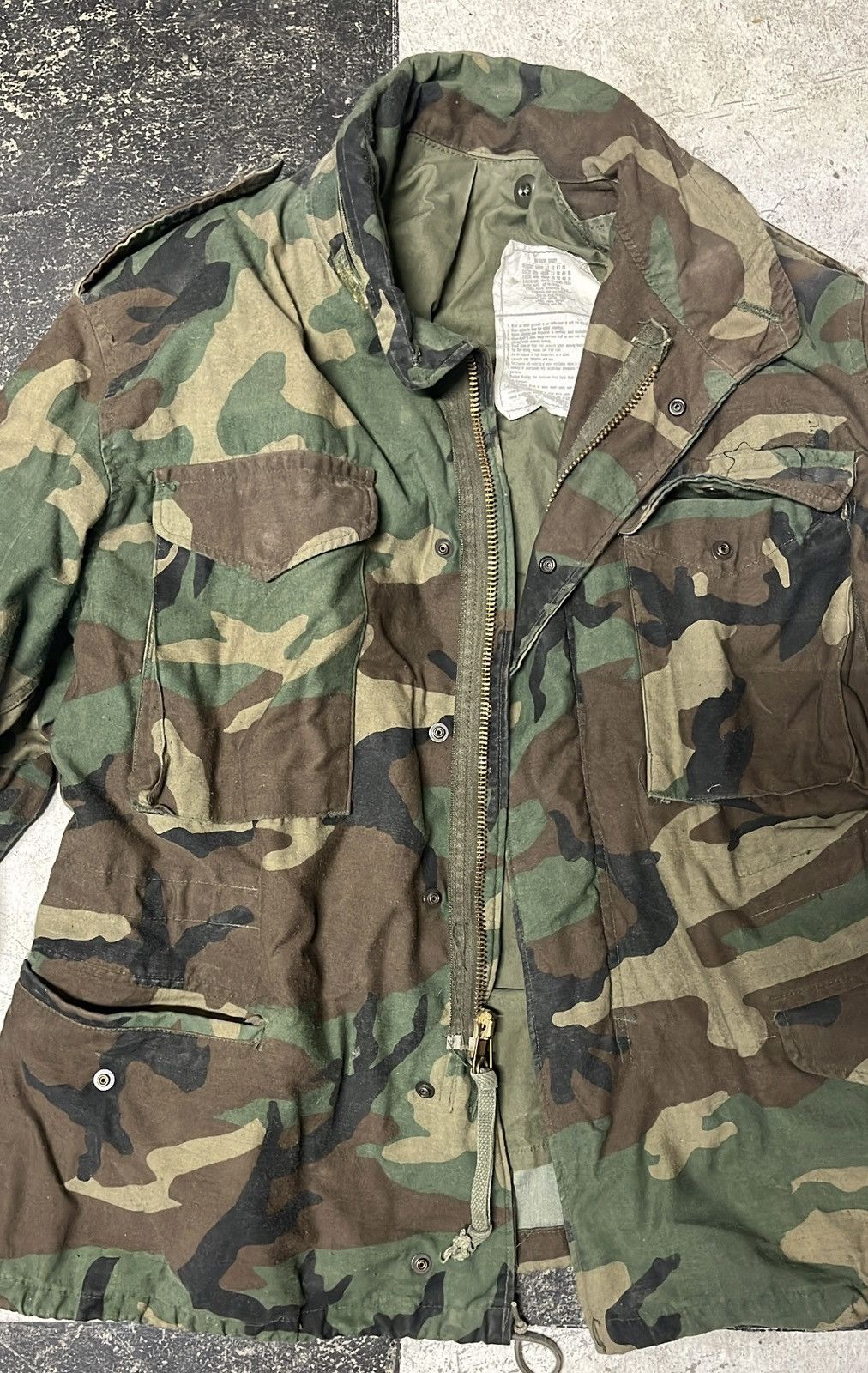 Other Vintage US Military Jungle Camo Fatigue Jacket Size US M / EU 48-50 / 2 - 4 Thumbnail