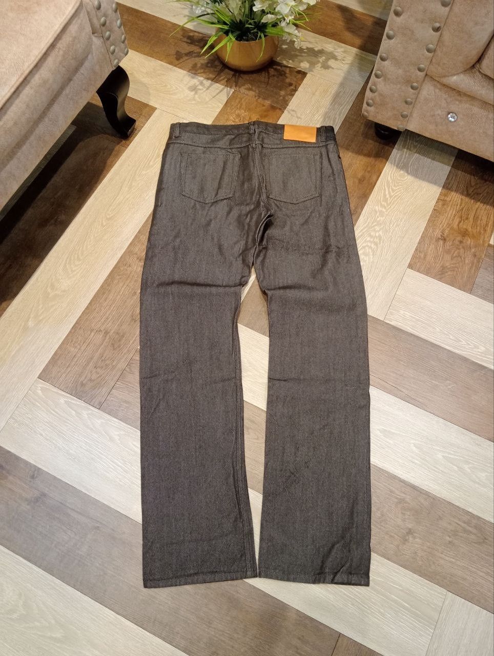 Louis Vuitton LUXURY LOUIS VUITTON COMBINE WOOL COTTON SELVEDGE PANTS Size US 34 / EU 50 - 12 Thumbnail