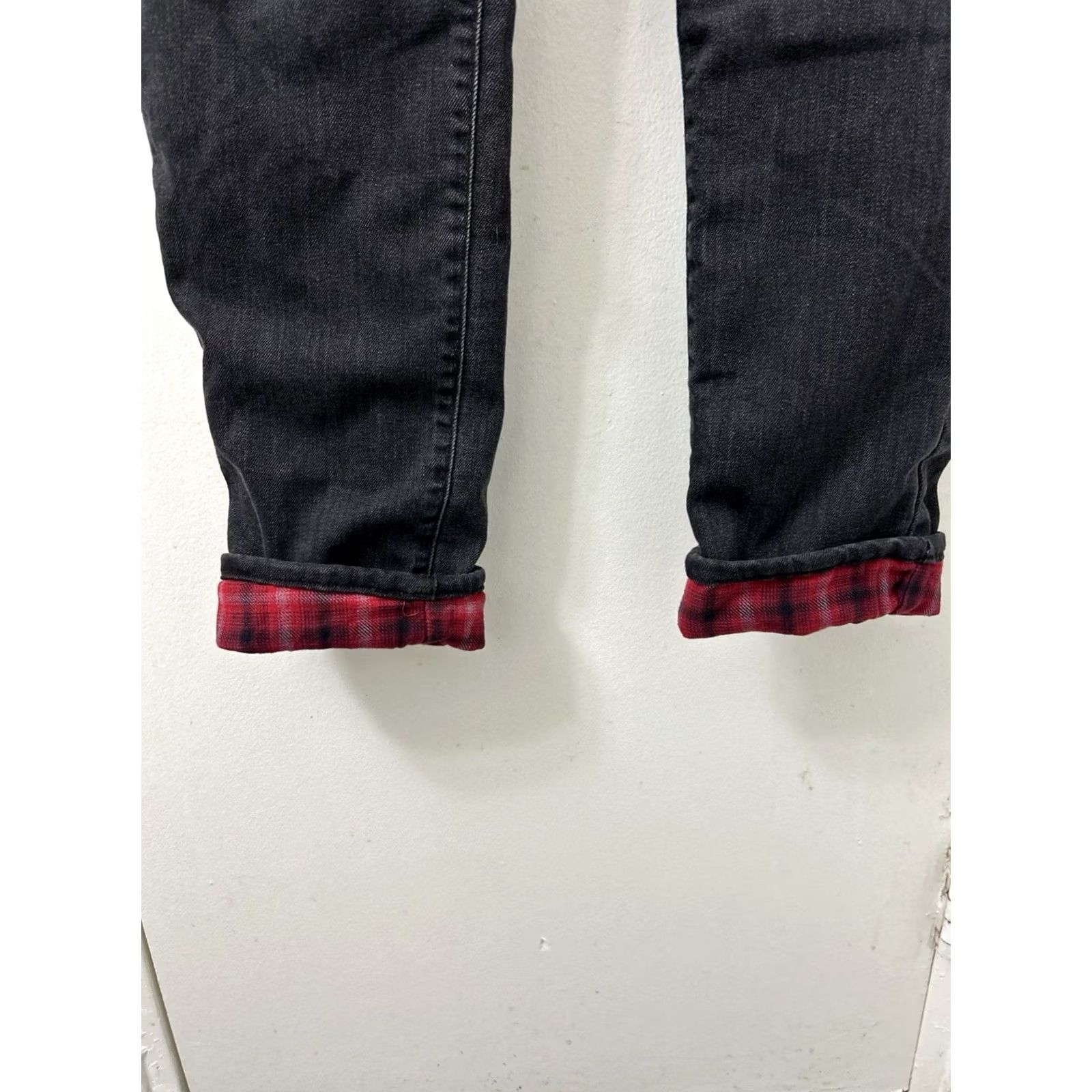 Eddie Bauer VINTAGE Eddie Bauer Flannel Lined Boyfriend Jeans Womens 2 Black Relaxed Denim Size 26" / US 2 / IT 38 - 5 Thumbnail